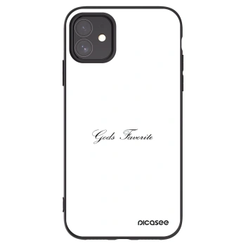 Picasee crna silikonska maskica za Apple iPhone 11 - Gods Favorite