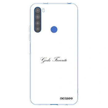 Picasee silikonska prozirna maskica za Xiaomi Redmi Note 8T - Gods Favorite