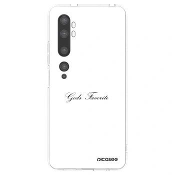 Picasee silikonska prozirna maskica za Xiaomi Mi Note 10 (Pro) - Gods Favorite