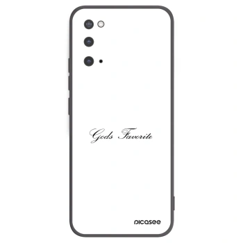 Picasee crna silikonska maskica za Samsung Galaxy S20 G980F - Gods Favorite