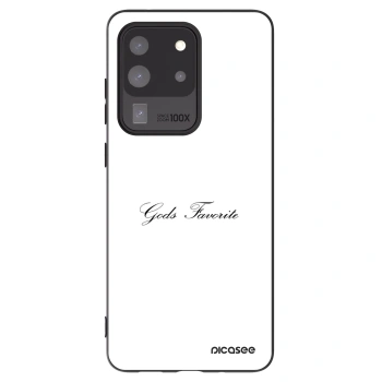 Picasee crna silikonska maskica za Samsung Galaxy S20 Ultra 5G G988F - Gods Favorite