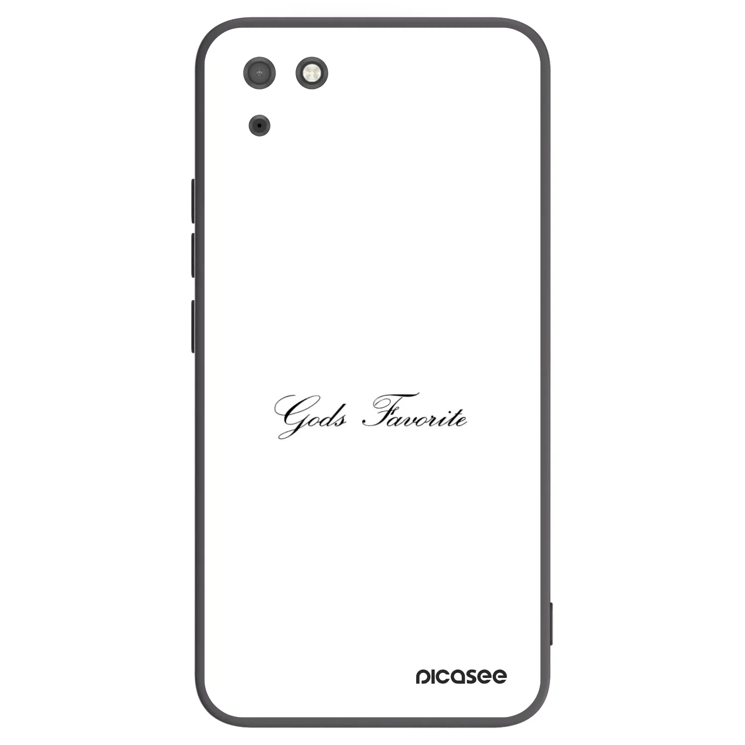 Picasee crna silikonska maskica za Huawei Y5P - Gods Favorite