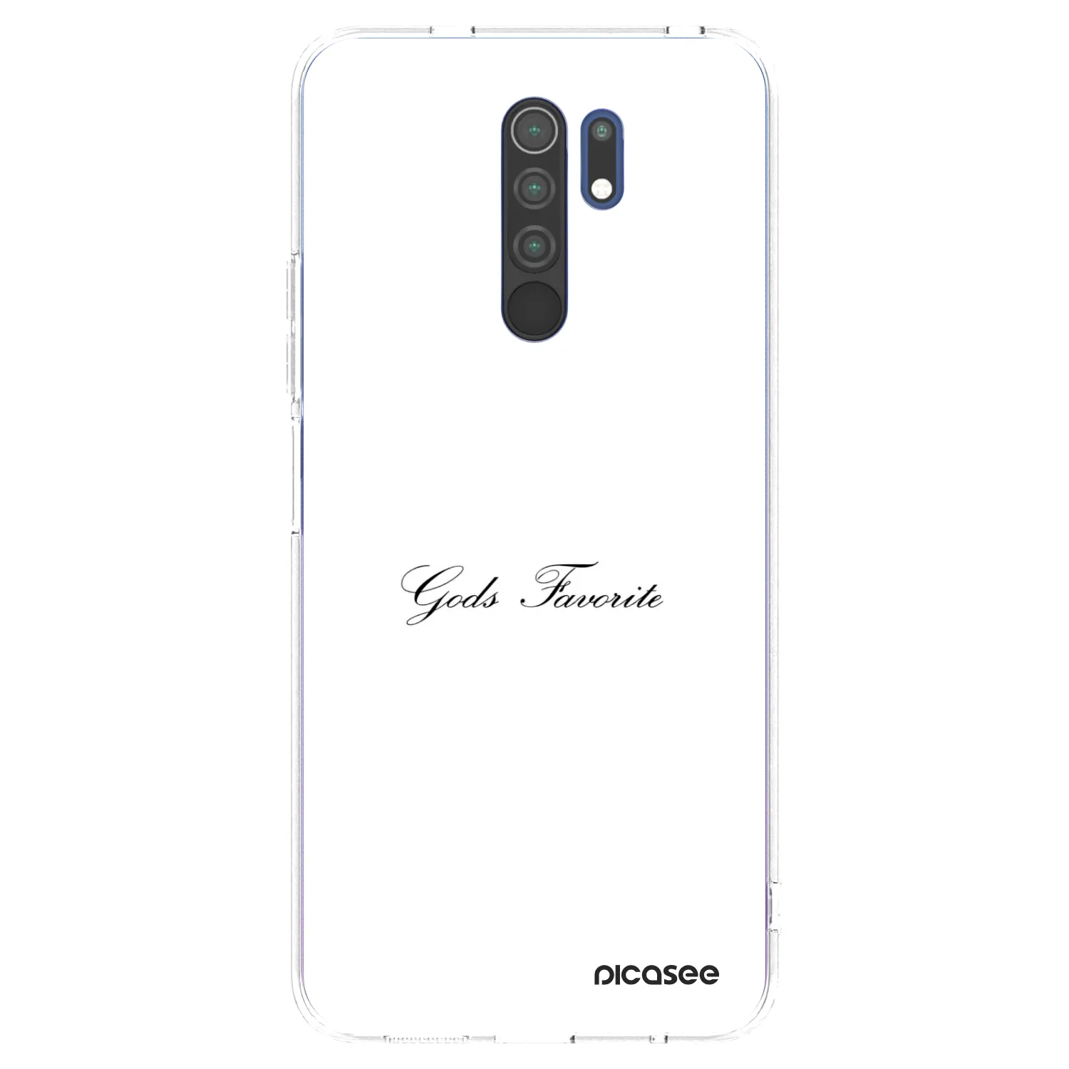 Picasee silikonska prozirna maskica za Xiaomi Redmi 9 - Gods Favorite