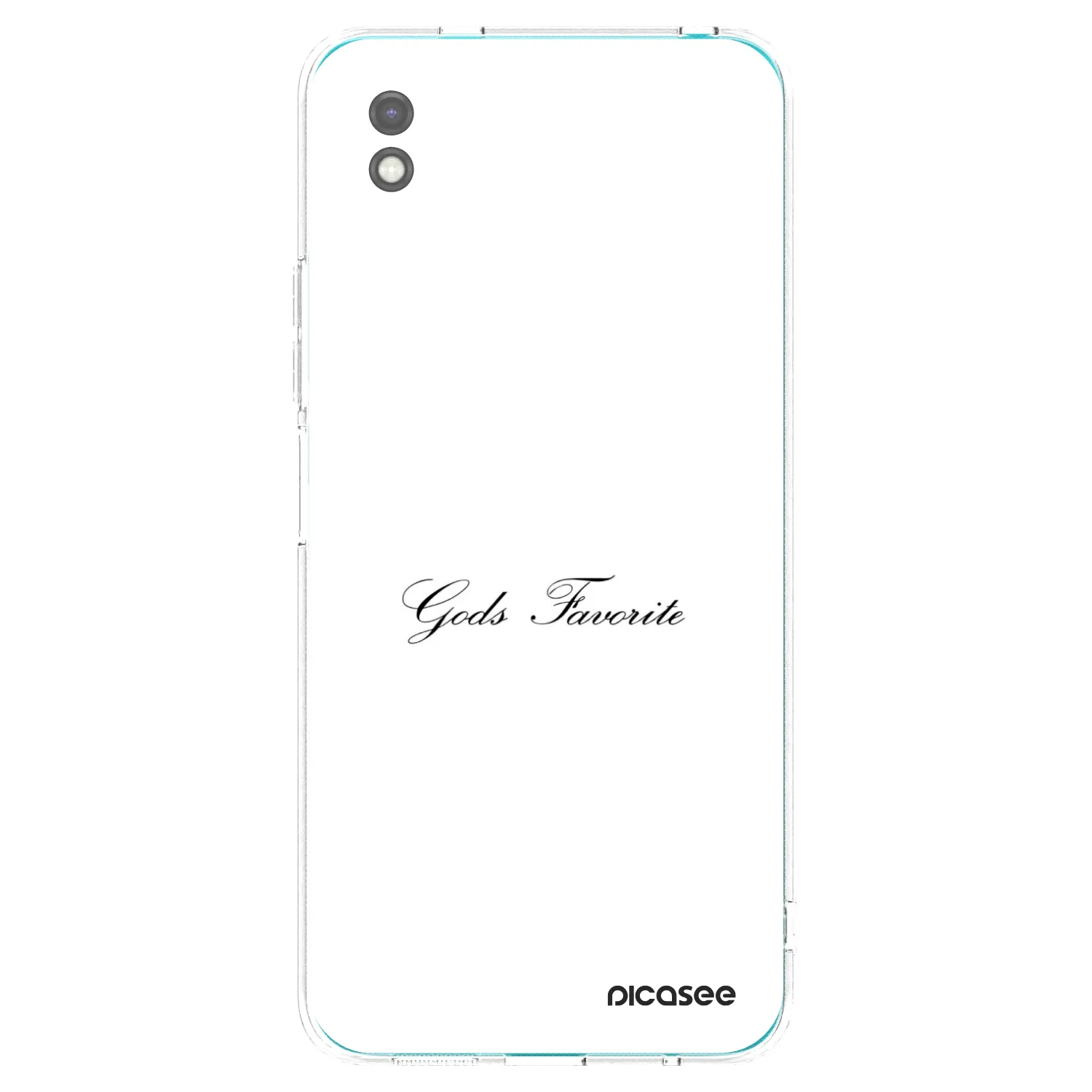 Picasee crna silikonska maskica za Xiaomi Redmi 9A - Gods Favorite