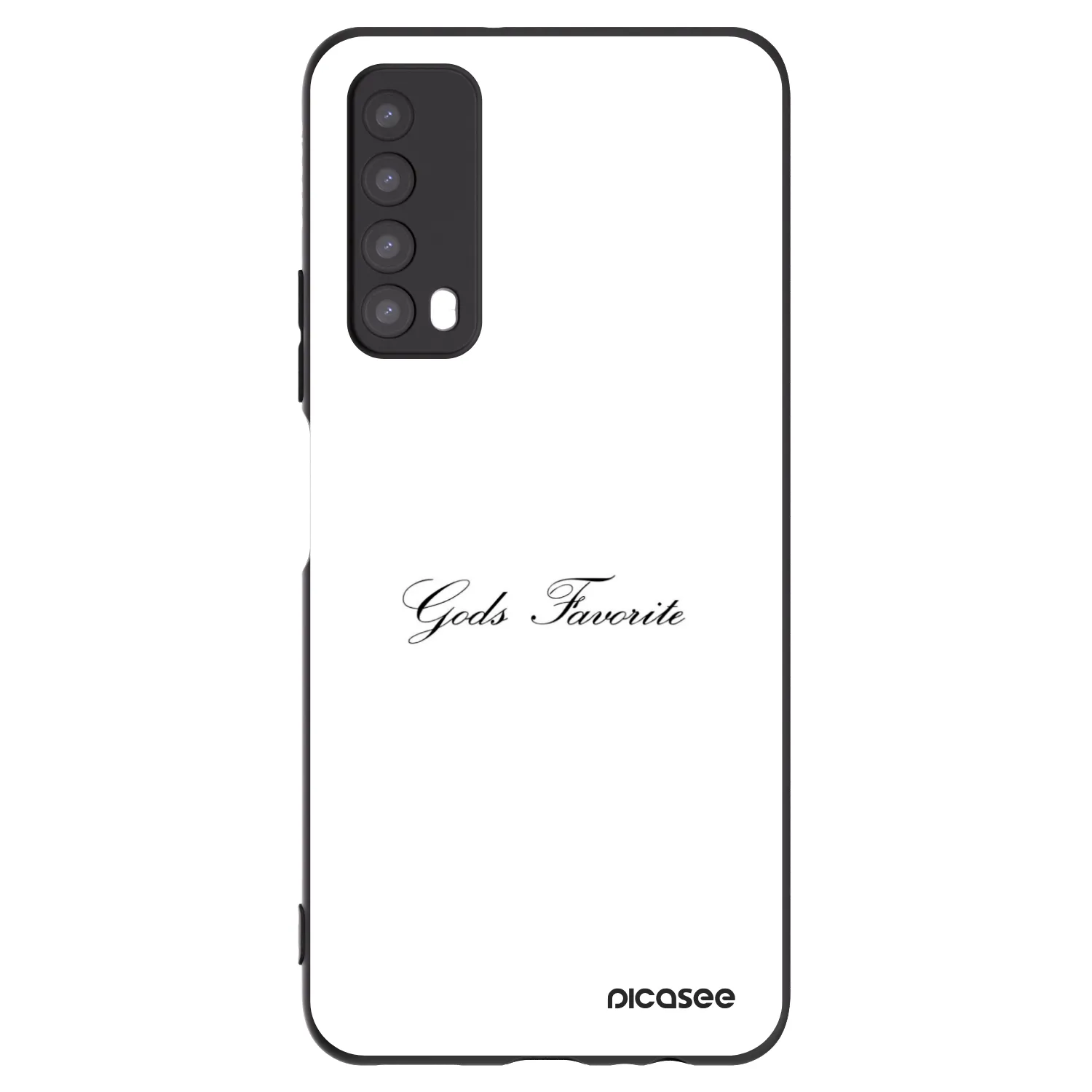 Picasee crna silikonska maskica za Huawei P Smart 2021 - Gods Favorite