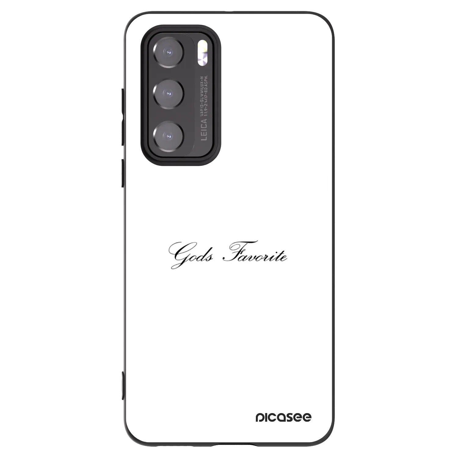 Picasee crna silikonska maskica za Huawei P40 - Gods Favorite