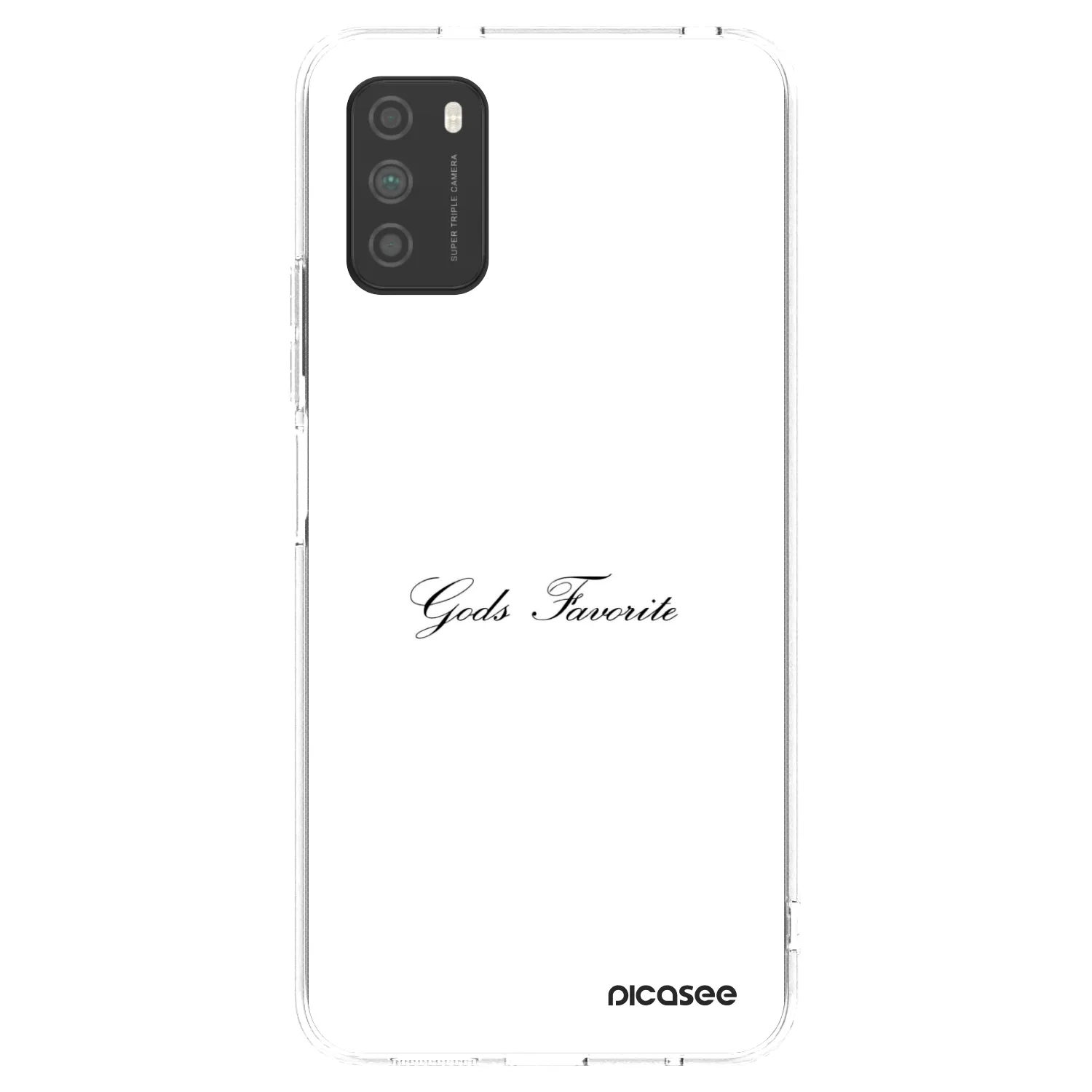 Picasee silikonska prozirna maskica za Xiaomi Poco M3 - Gods Favorite
