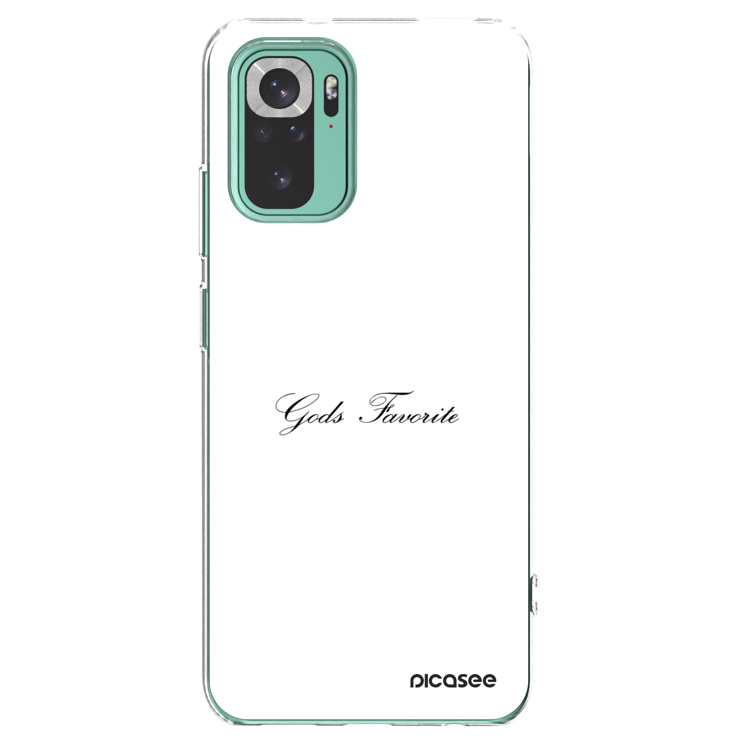 Picasee silikonska prozirna maskica za Xiaomi Redmi Note 10 Pro - Gods Favorite
