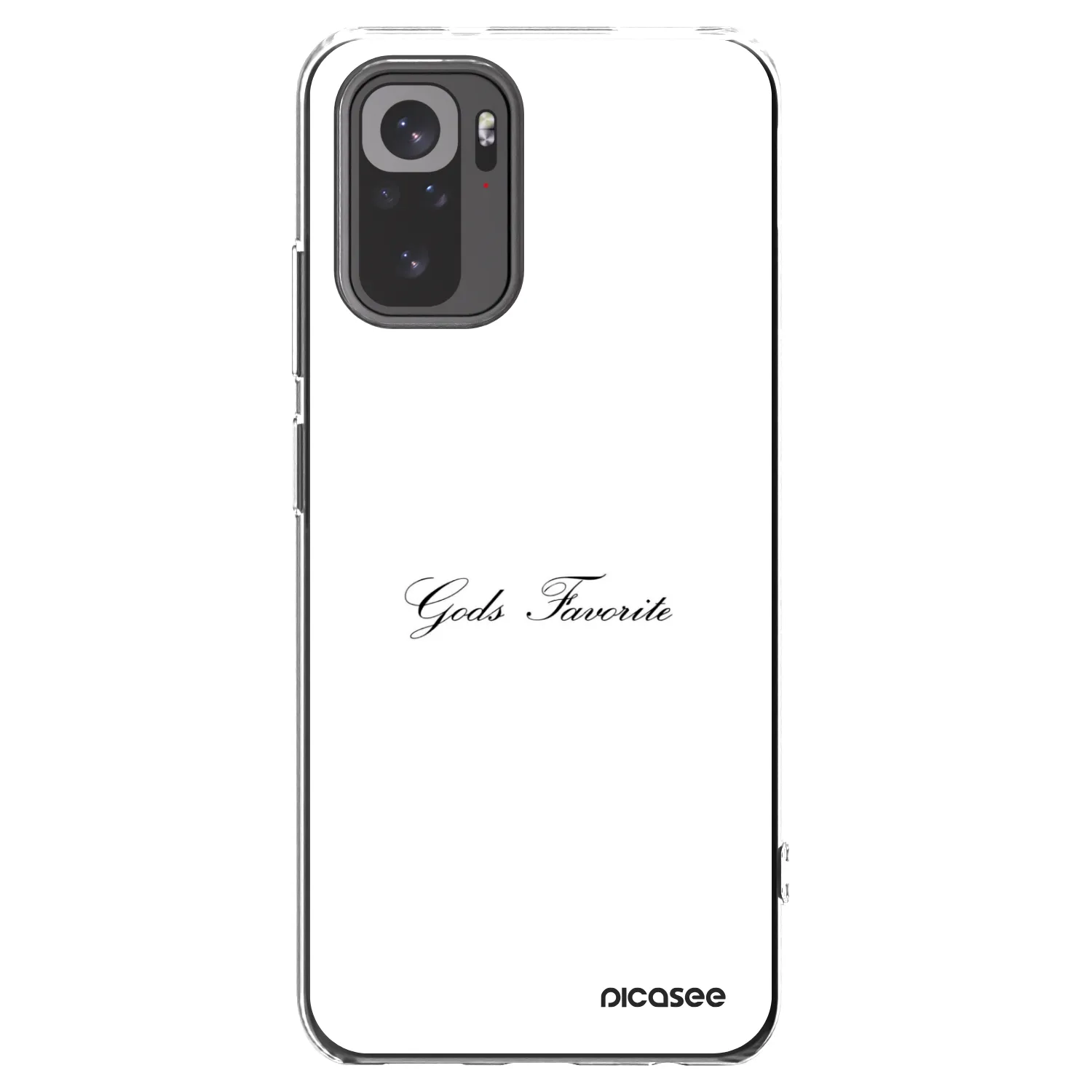 Picasee silikonska prozirna maskica za Xiaomi Redmi Note 10S - Gods Favorite