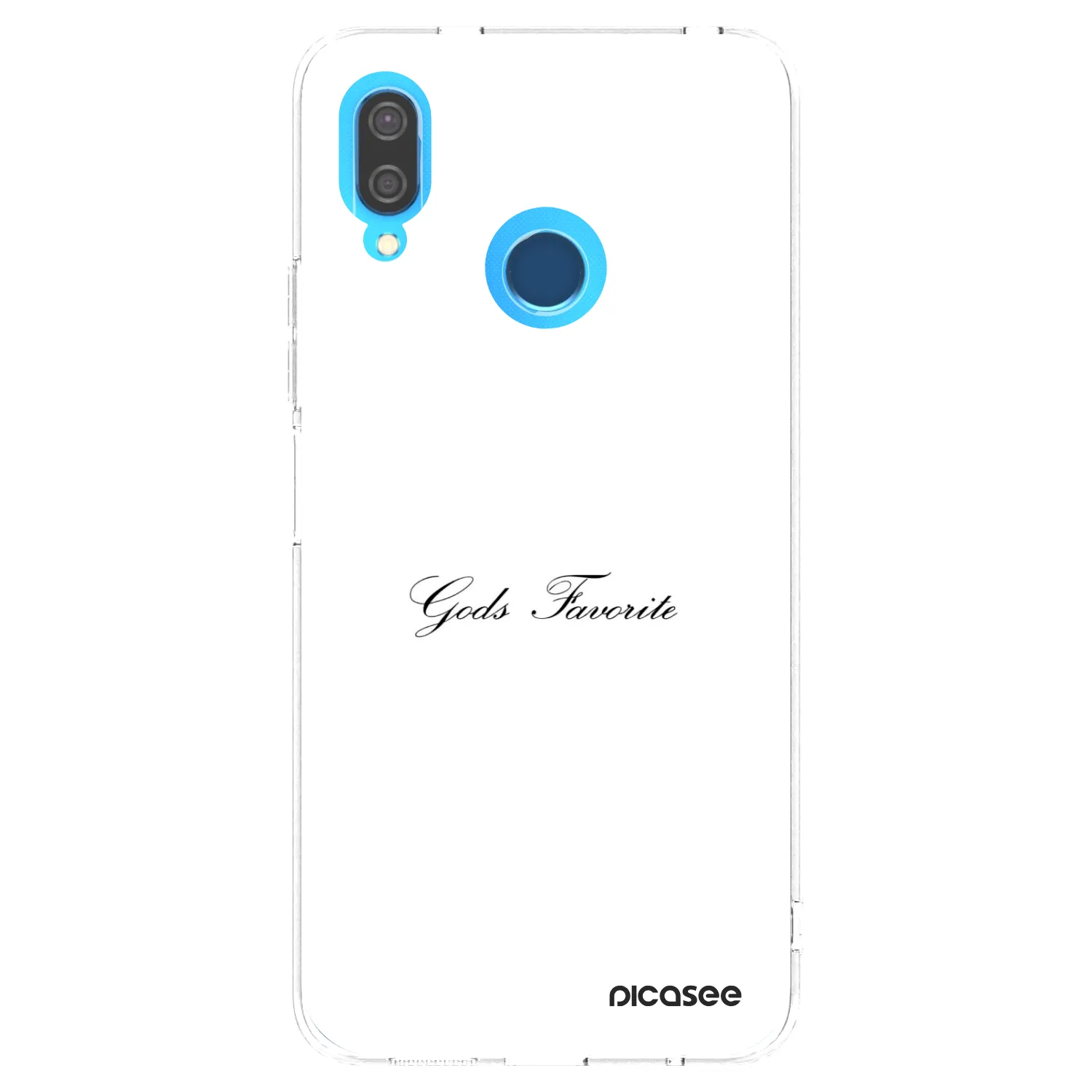 Picasee silikonska prozirna maskica za Huawei P20 Lite - Gods Favorite