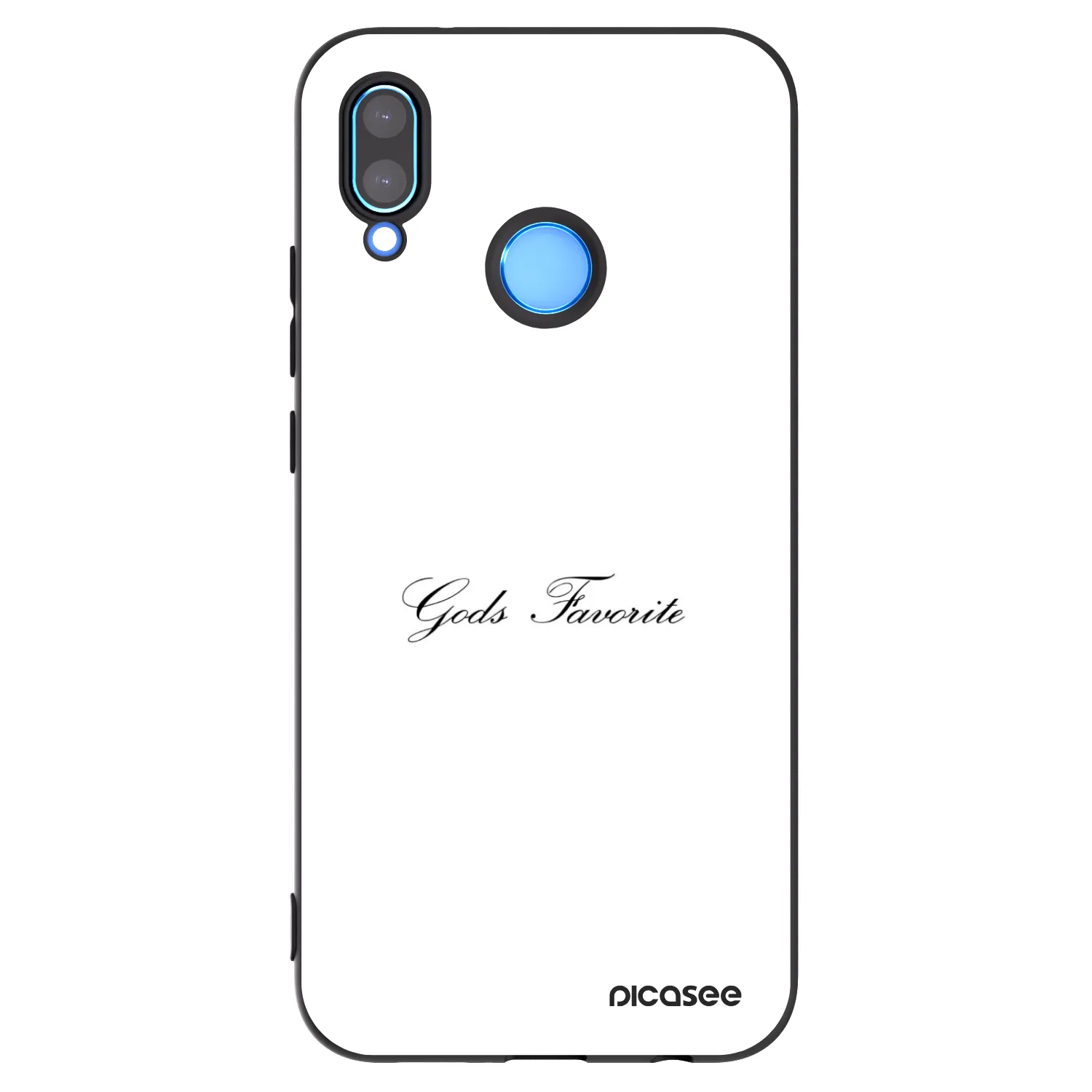 Picasee crna silikonska maskica za Huawei P20 Lite - Gods Favorite