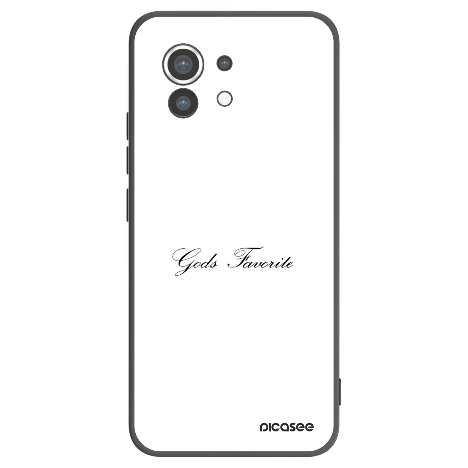 Picasee crna silikonska maskica za Xiaomi Mi 11 - Gods Favorite
