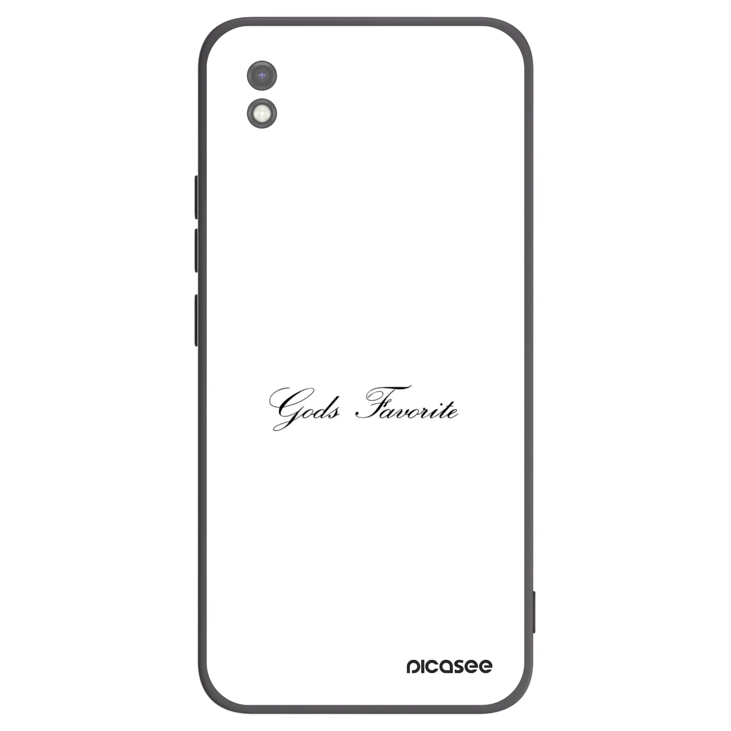 Picasee crna silikonska maskica za Xiaomi Redmi 9AT - Gods Favorite