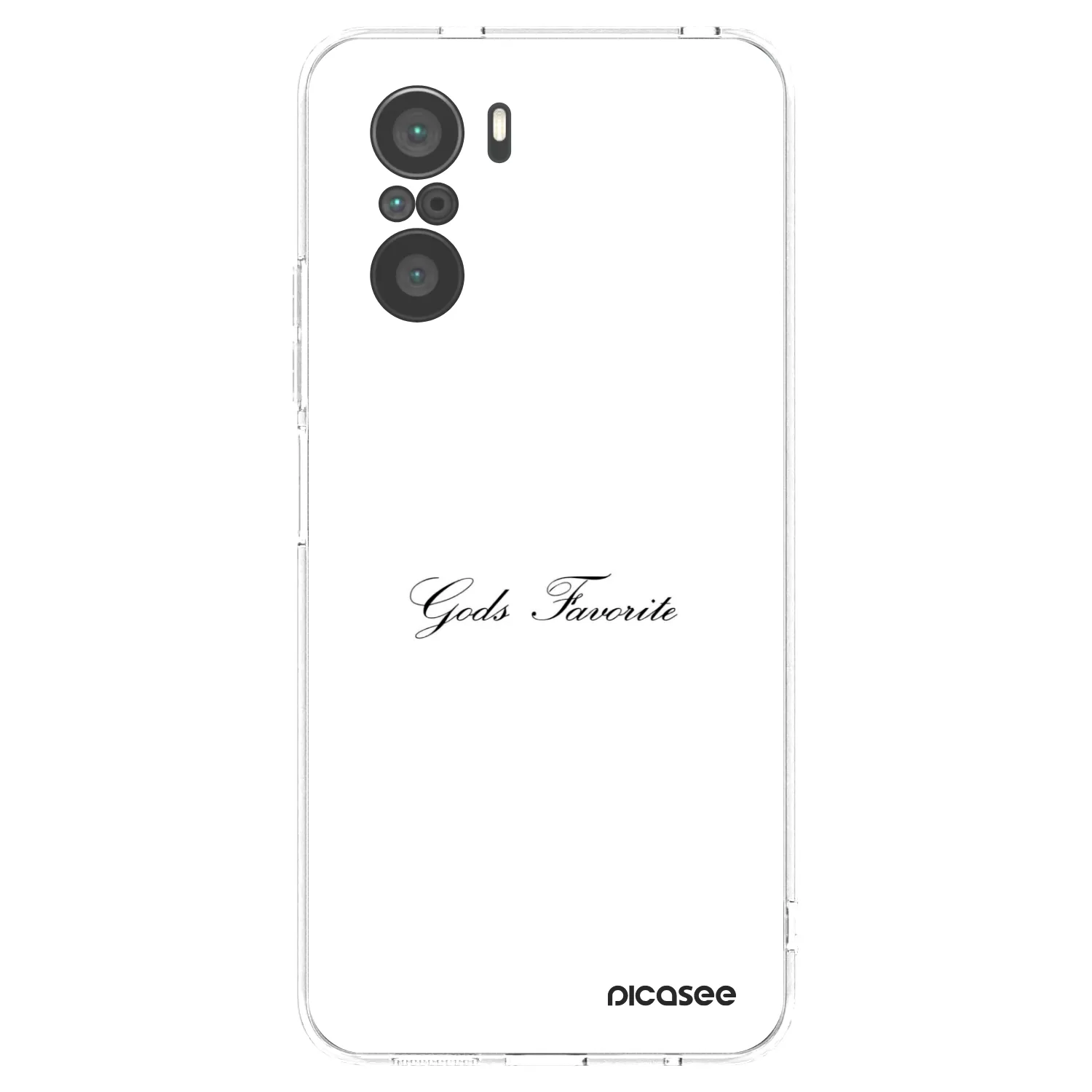 Picasee silikonska prozirna maskica za Xiaomi Poco F3 - Gods Favorite