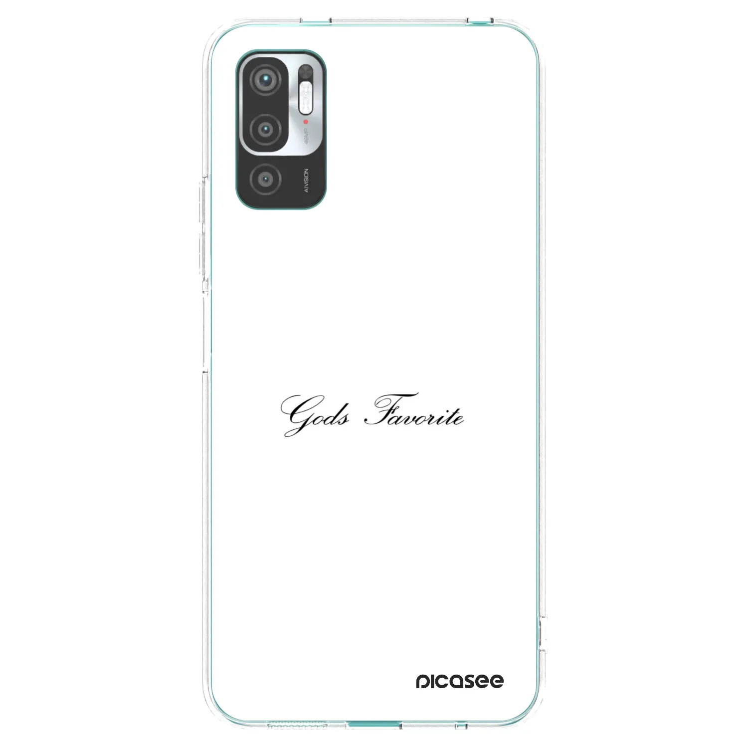 Picasee silikonska prozirna maskica za Xiaomi Redmi Note 10 5G - Gods Favorite