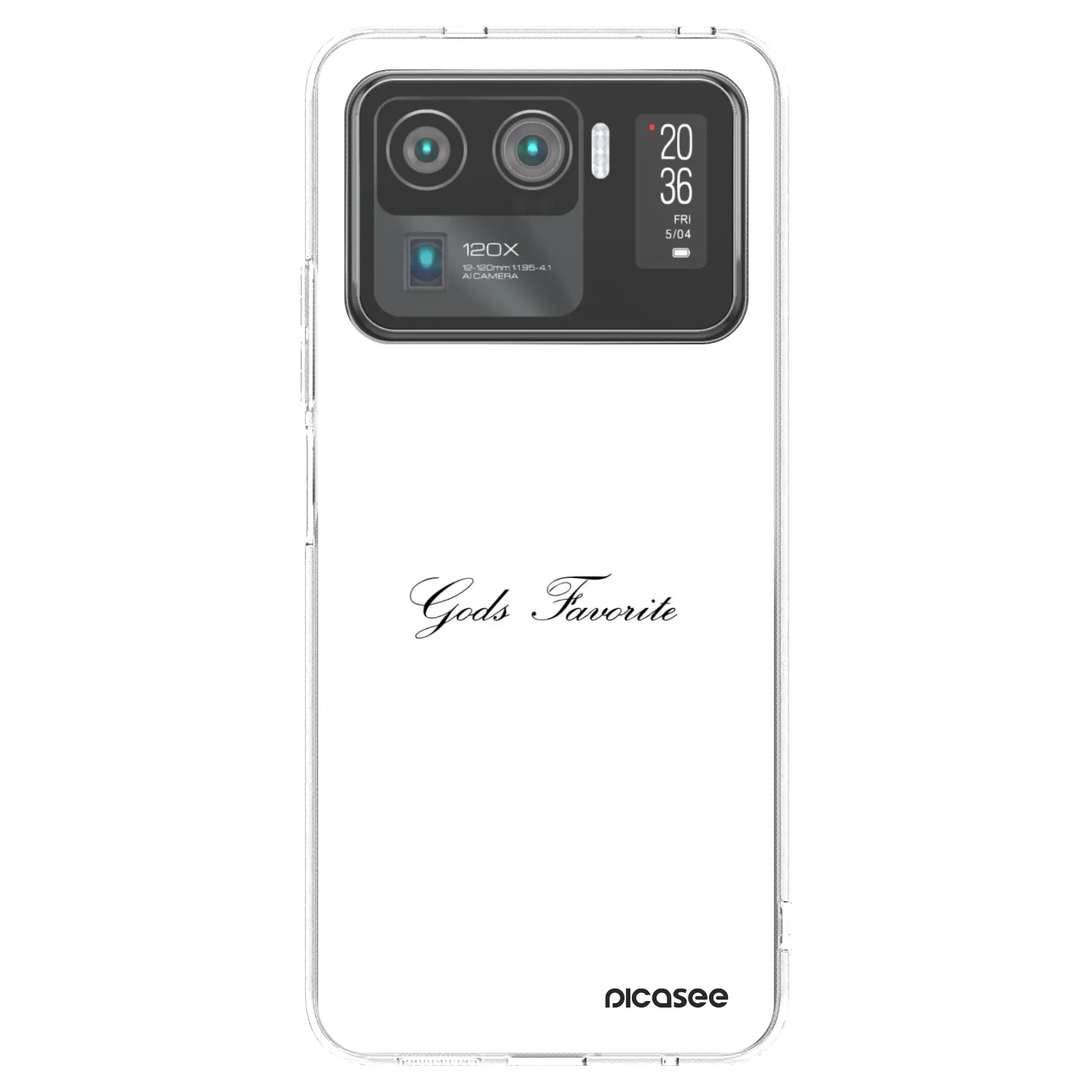 Picasee silikonska prozirna maskica za Xiaomi Mi 11 Ultra - Gods Favorite