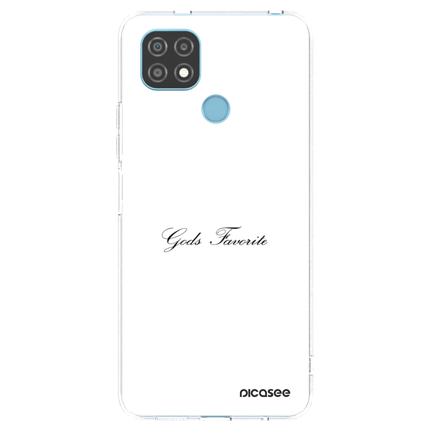 Picasee silikonska prozirna maskica za Realme C21 - Gods Favorite