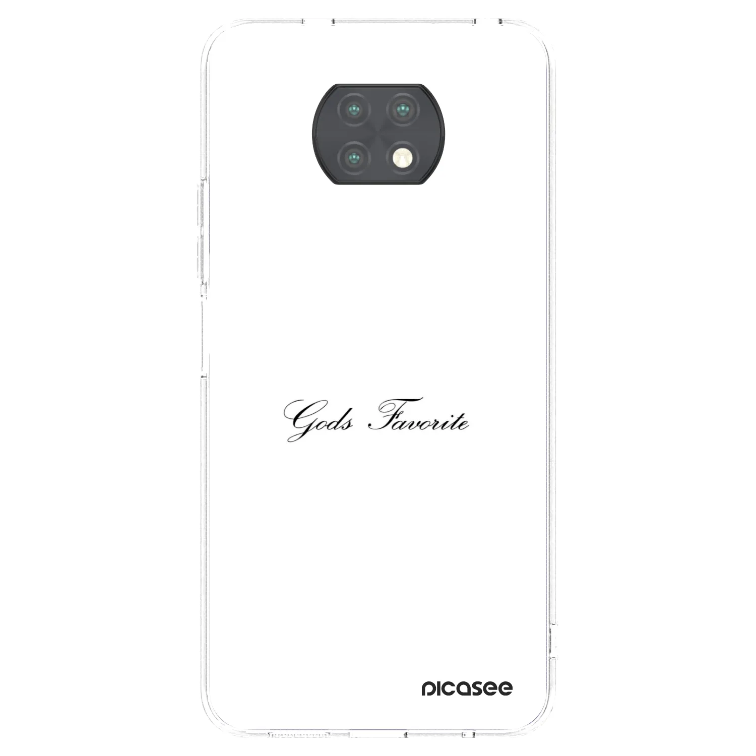Picasee silikonska prozirna maskica za Xiaomi Redmi Note 9T - Gods Favorite