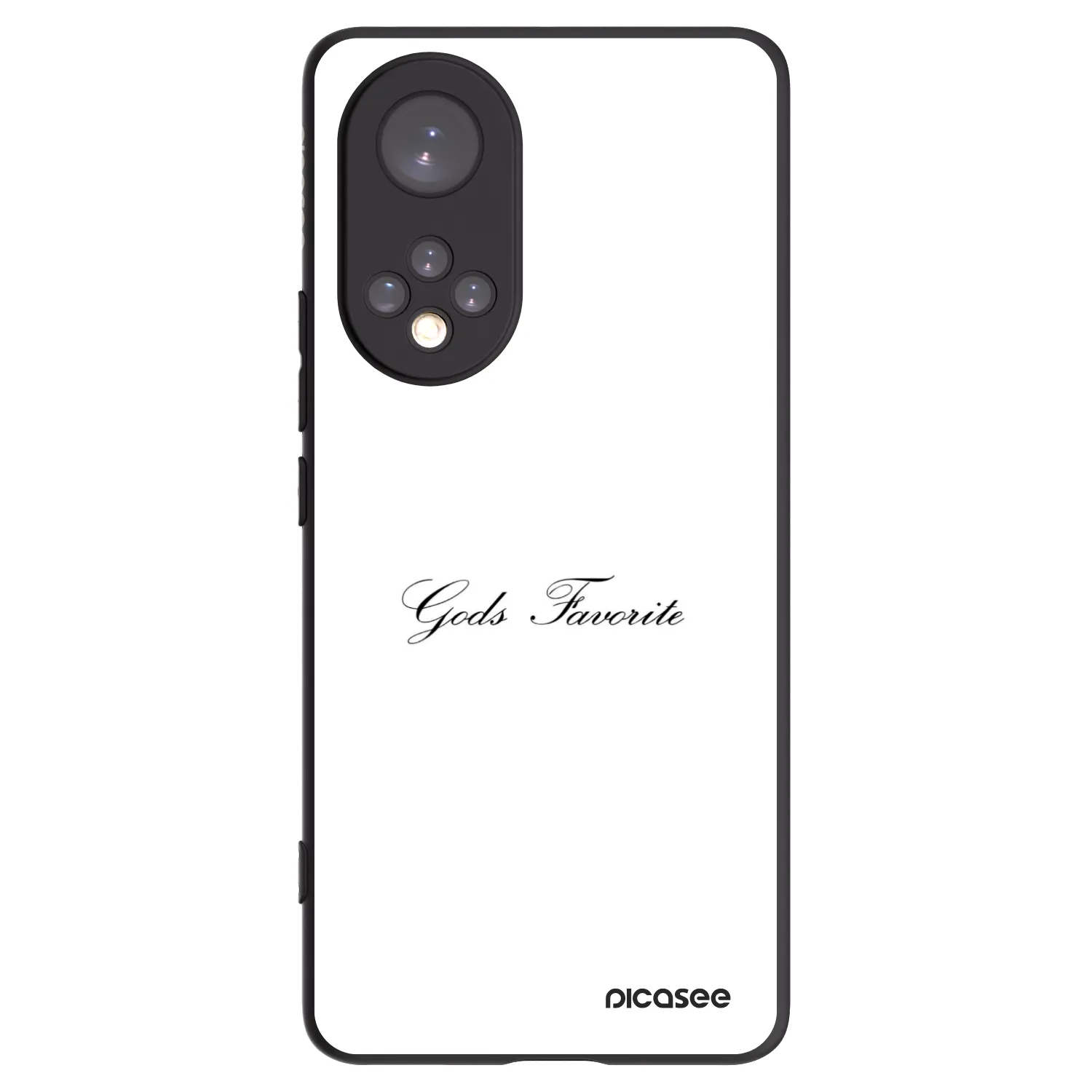 Picasee crna silikonska maskica za Honor 50 5G - Gods Favorite