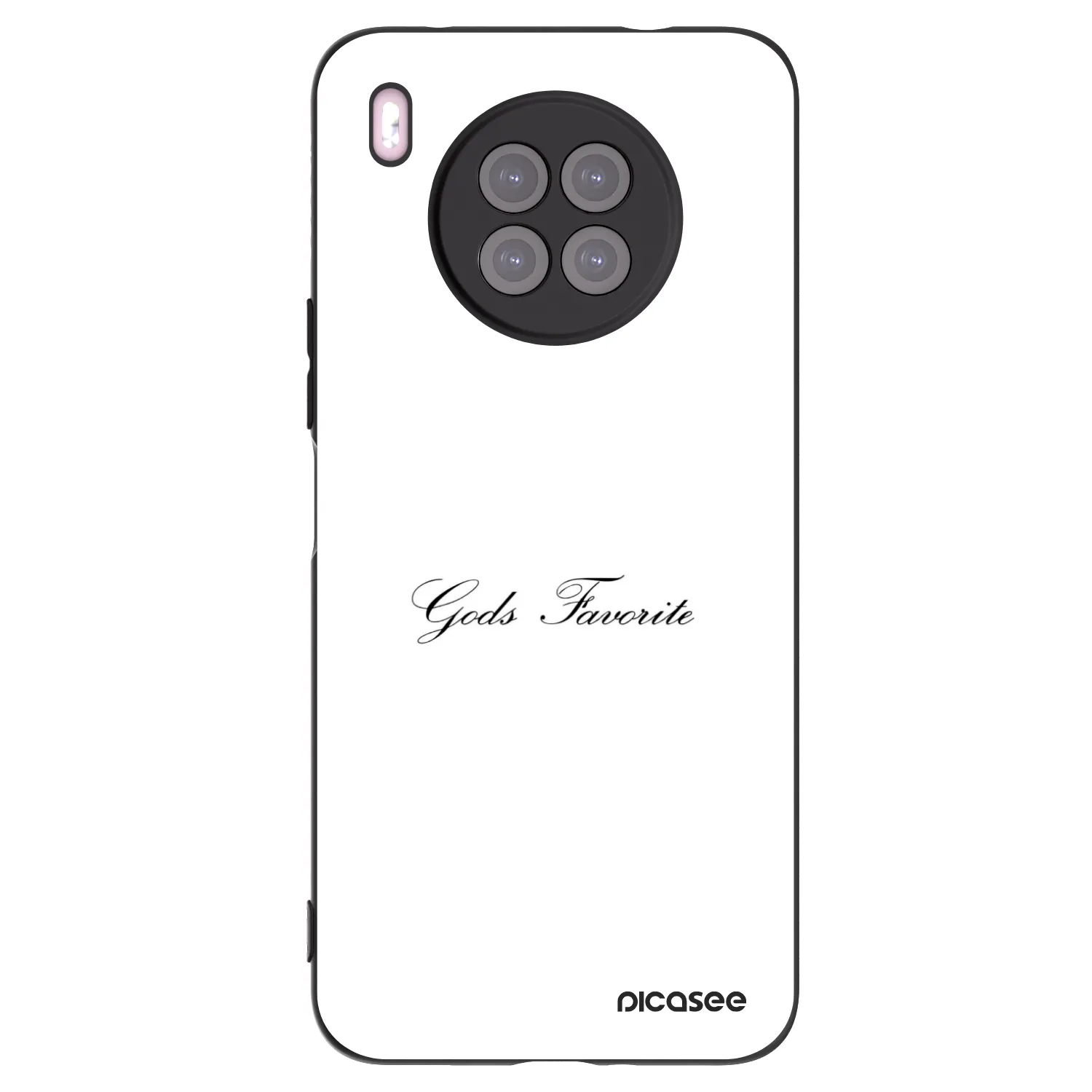 Picasee crna silikonska maskica za Huawei Nova 8i - Gods Favorite