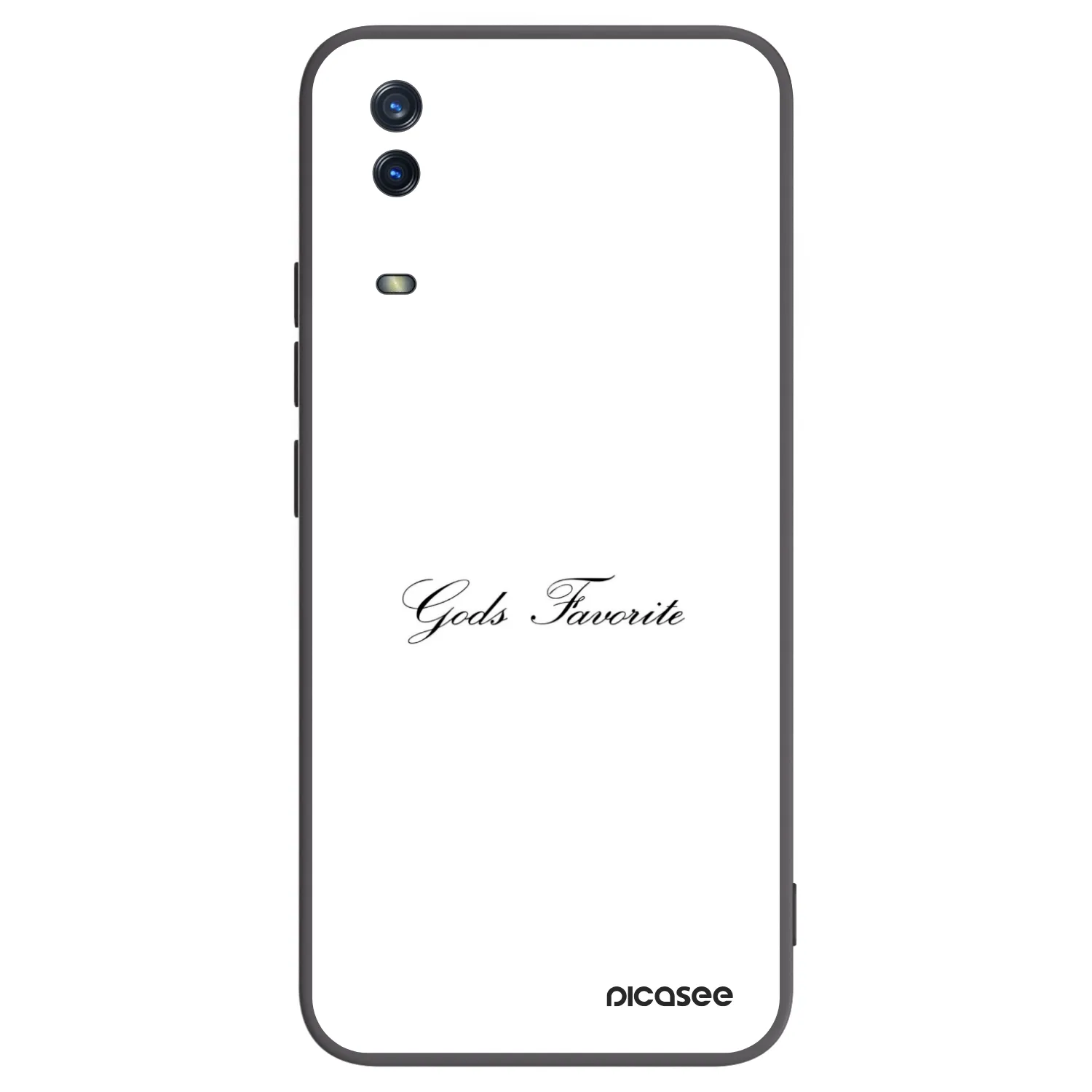 Picasee crna silikonska maskica za Vivo Y11s - Gods Favorite