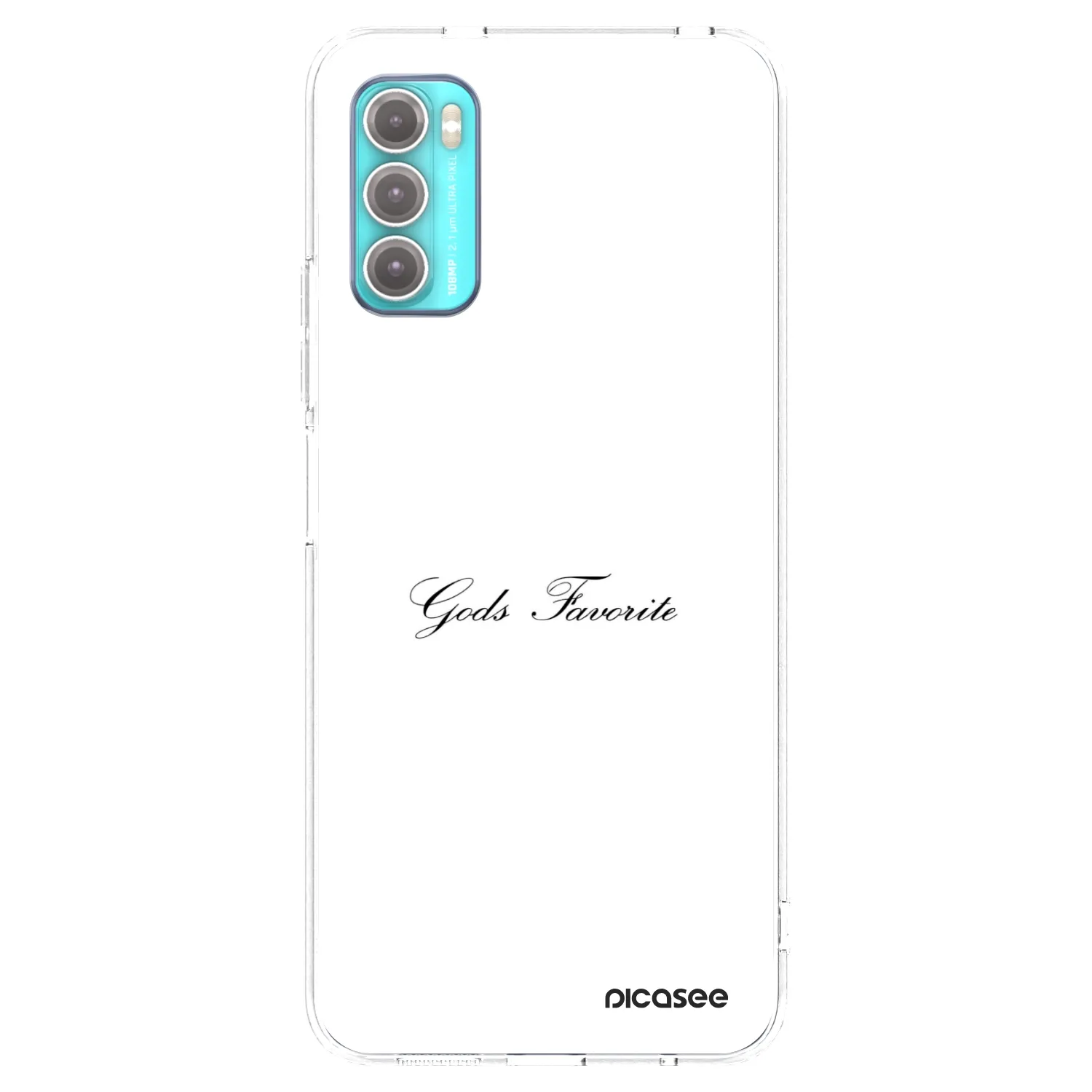 Picasee silikonska prozirna maskica za Motorola Moto G60 - Gods Favorite