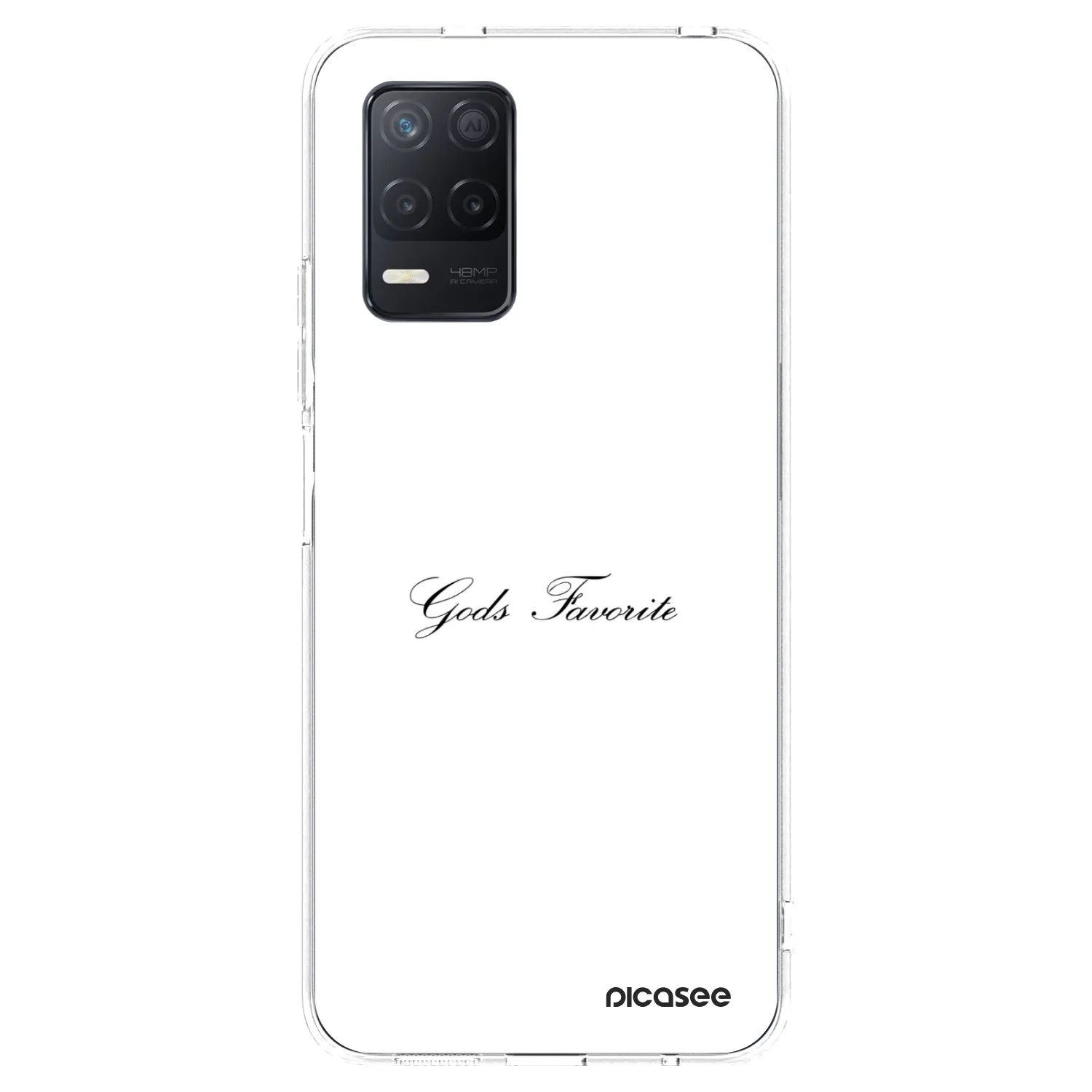 Picasee silikonska prozirna maskica za Realme 8 5G - Gods Favorite