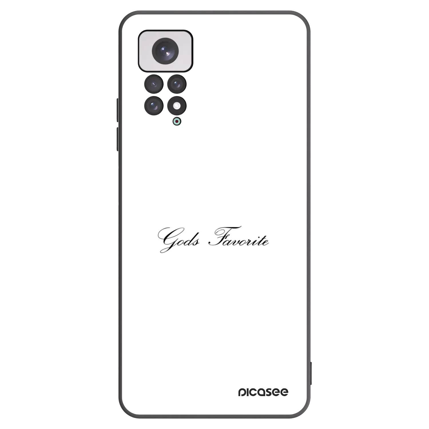 Picasee crna silikonska maskica za Xiaomi Redmi Note 11 - Gods Favorite