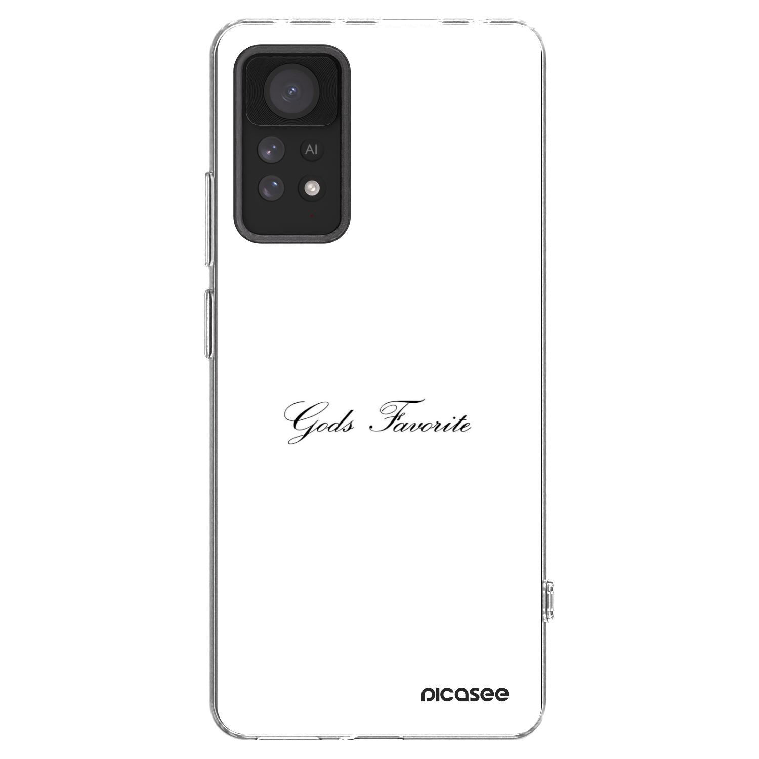 Picasee silikonska prozirna maskica za Xiaomi Redmi Note 11 Pro - Gods Favorite