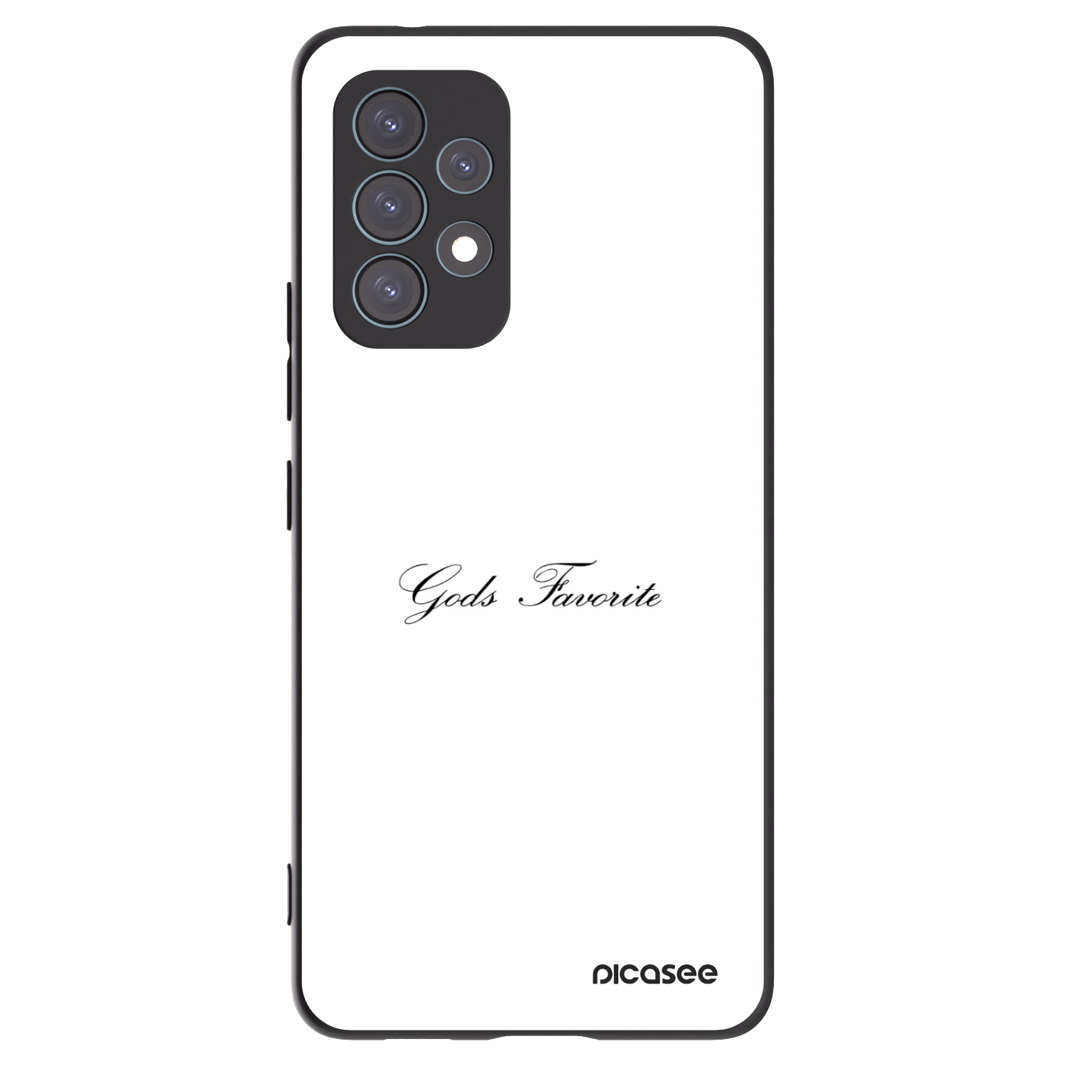 Picasee crna silikonska maskica za Samsung Galaxy A53 5G A536 - Gods Favorite