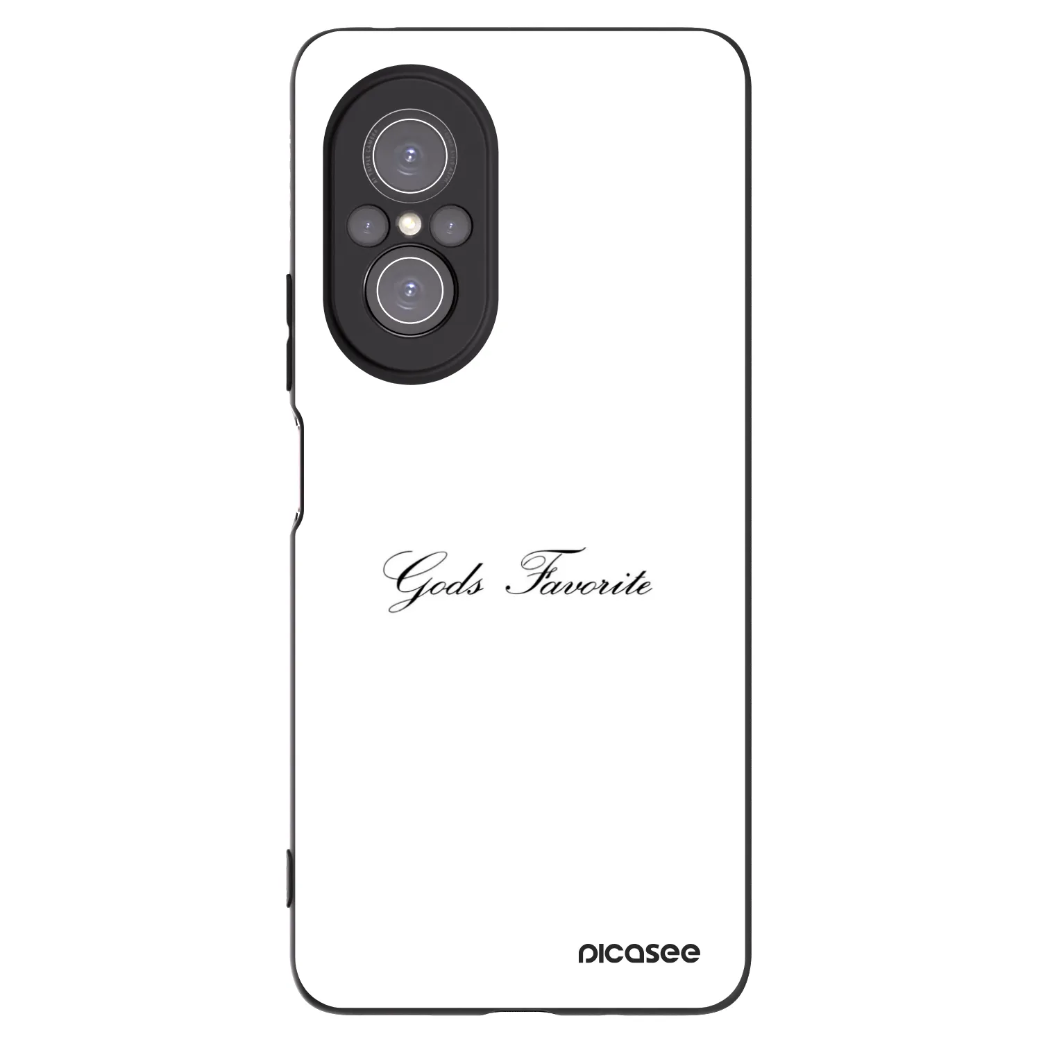 Picasee crna silikonska maskica za Huawei Nova 9 SE - Gods Favorite