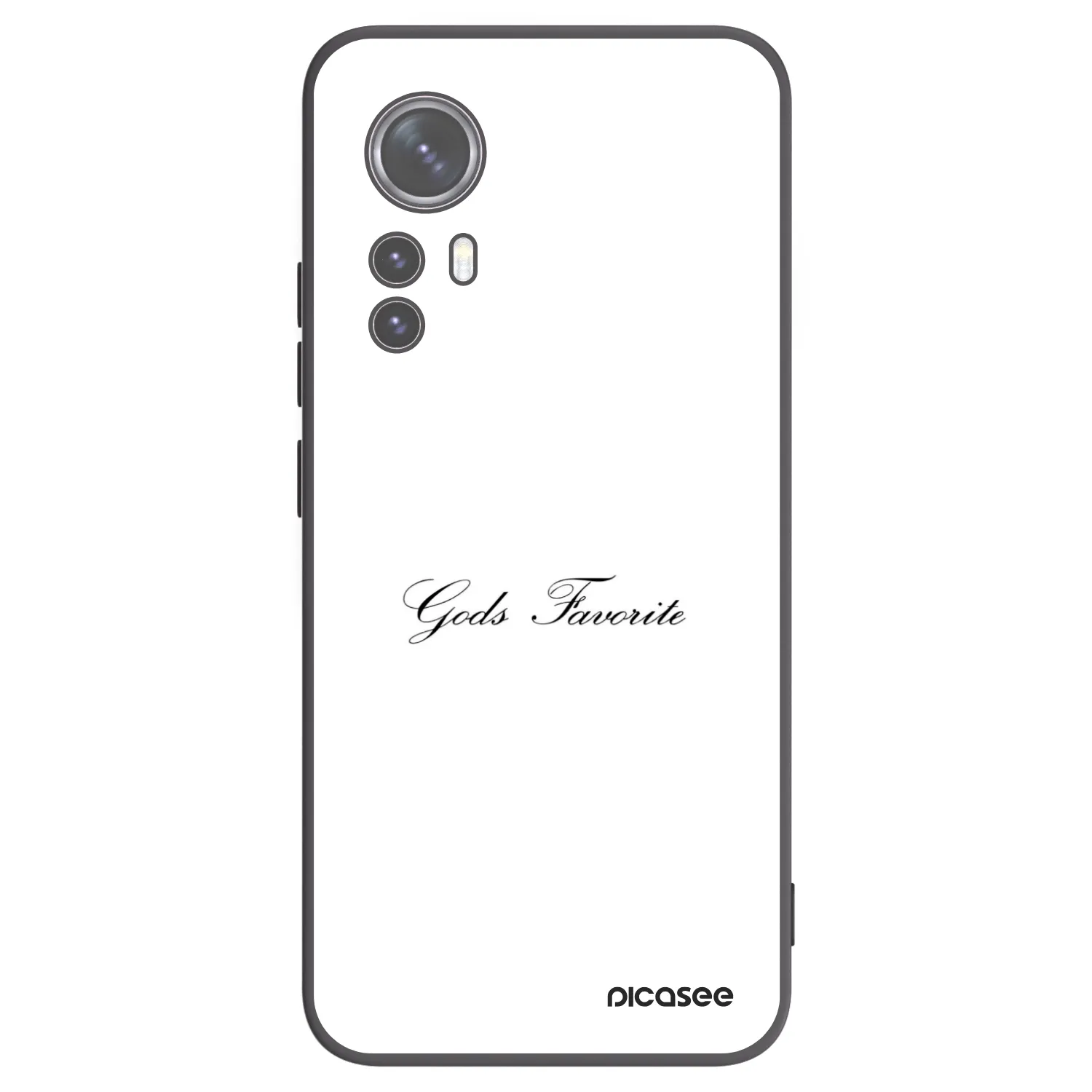 Picasee crna silikonska maskica za Xiaomi 12 - Gods Favorite
