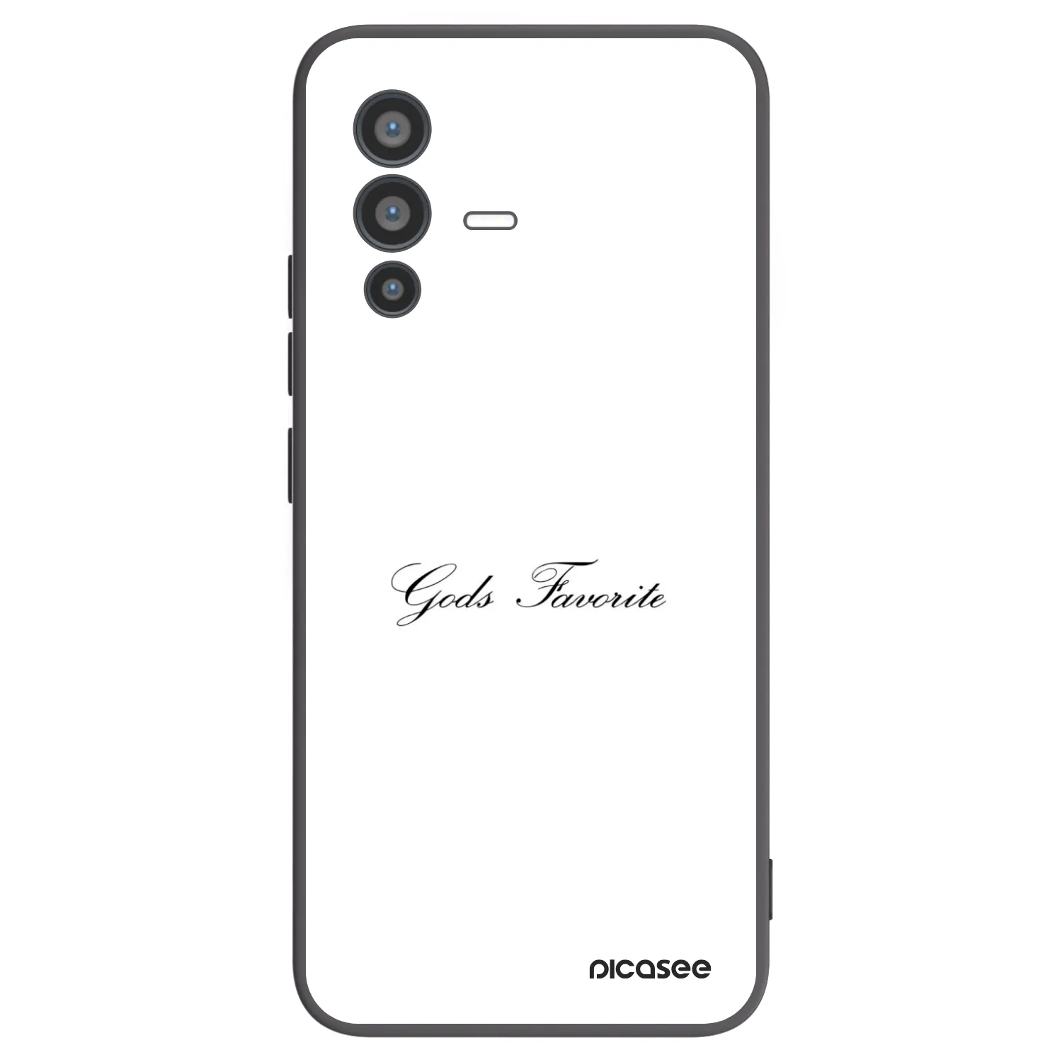 Picasee crna silikonska maskica za Vivo V23 5G - Gods Favorite