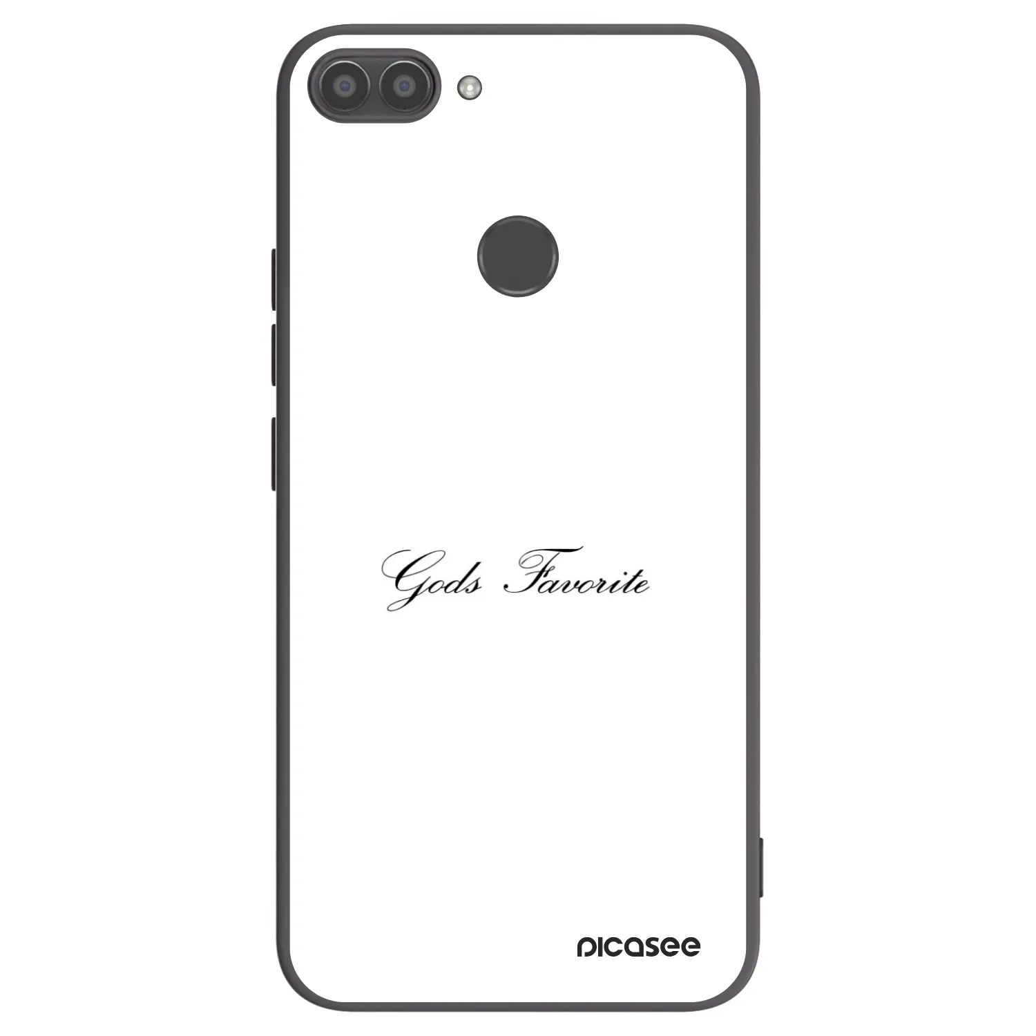 Picasee crna silikonska maskica za Huawei P Smart - Gods Favorite