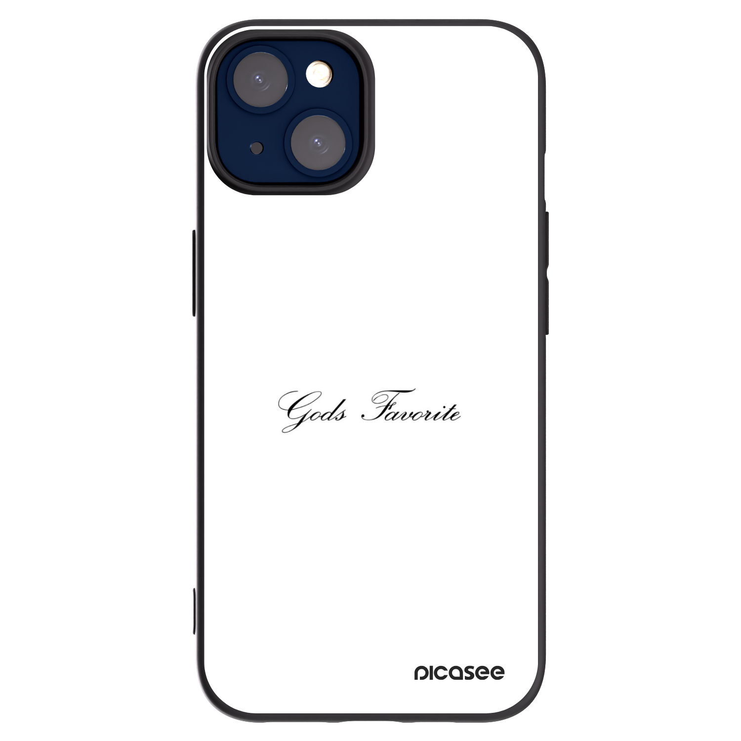 Picasee crna silikonska maskica za Apple iPhone 14 - Gods Favorite