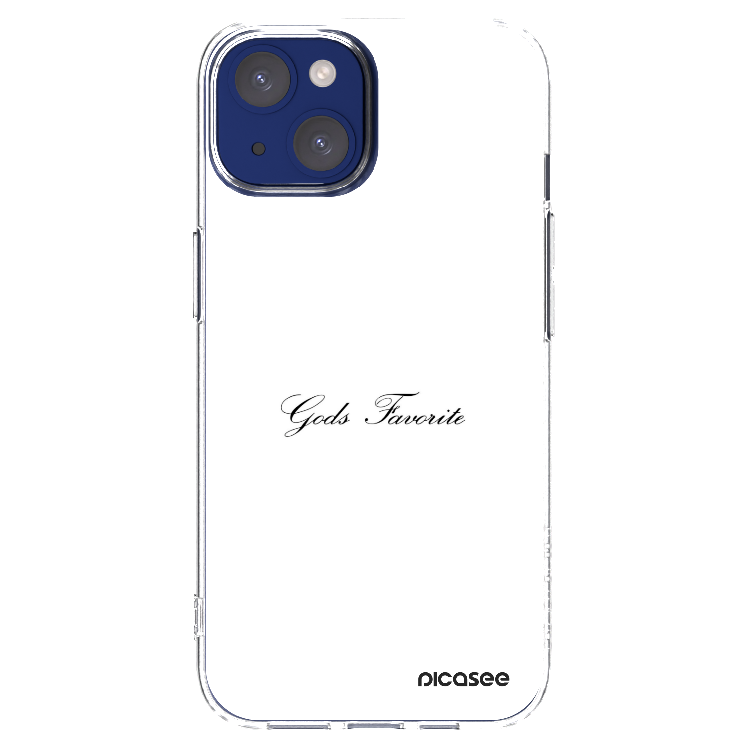 Picasee silikonska prozirna maskica za Apple iPhone 14 - Gods Favorite