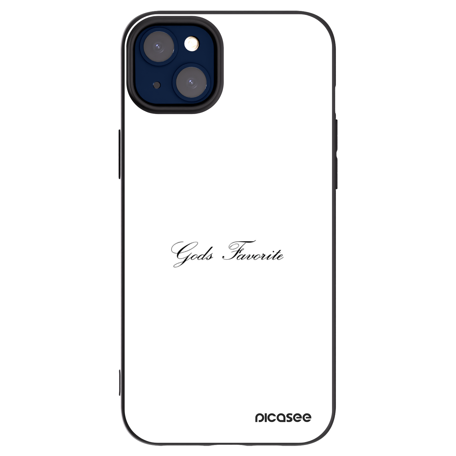Picasee crna silikonska maskica za Apple iPhone 14 Plus - Gods Favorite