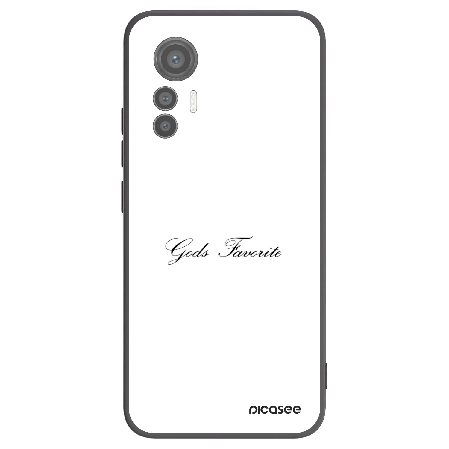 Picasee crna silikonska maskica za Xiaomi 12 Lite - Gods Favorite