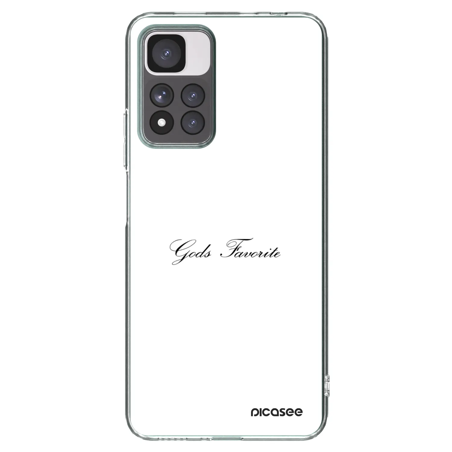 Picasee silikonska prozirna maskica za Xiaomi Redmi Note 11 Pro+ 5G - Gods Favorite