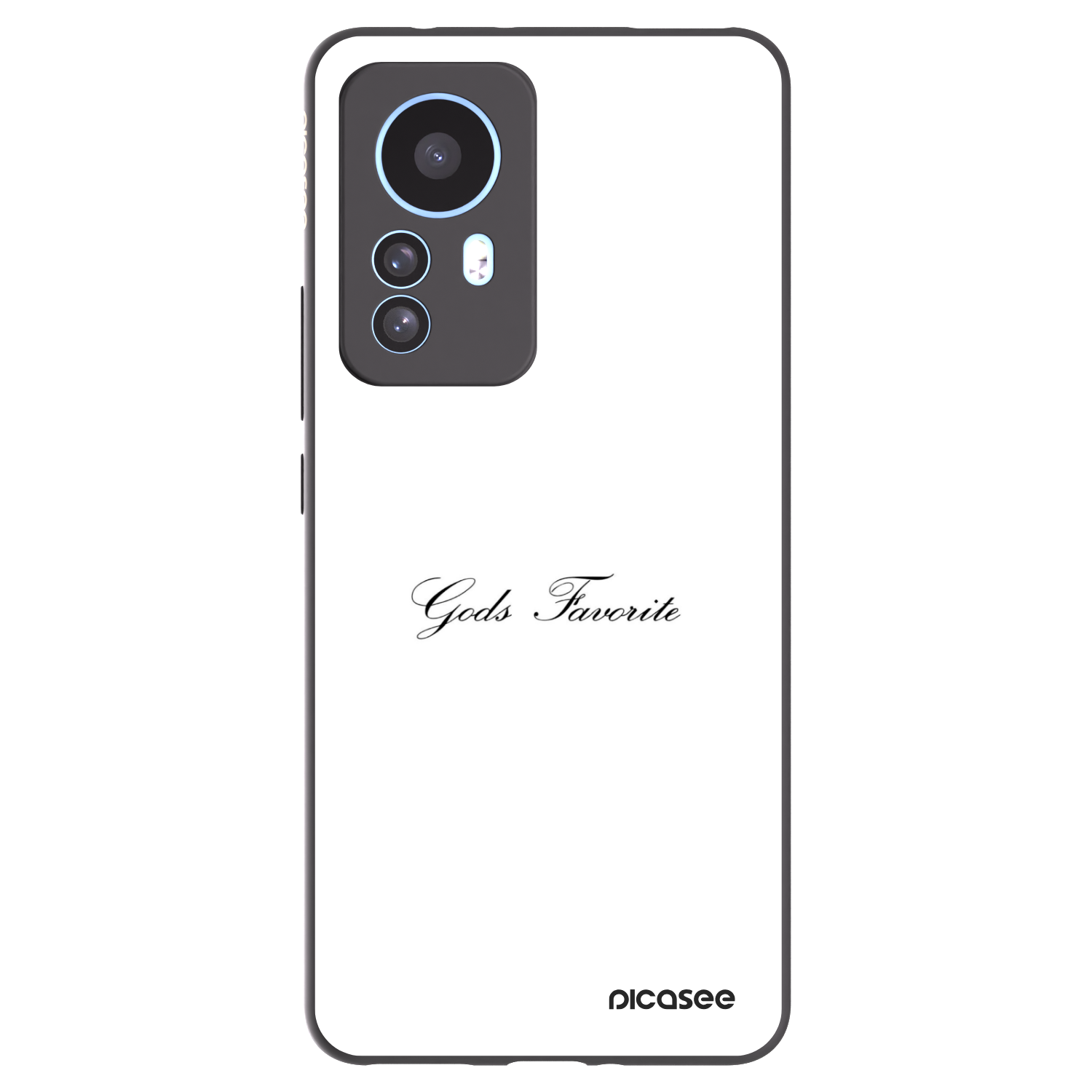 Picasee crna silikonska maskica za Xiaomi 12T - Gods Favorite