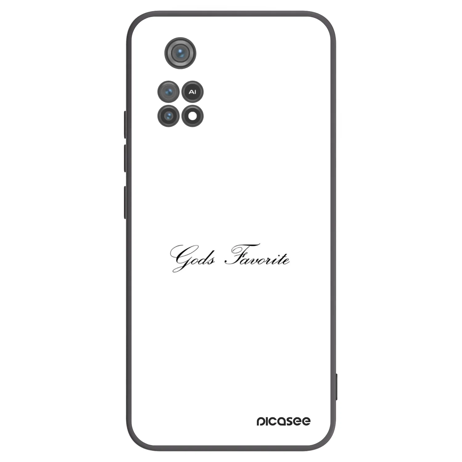 Picasee crna silikonska maskica za Xiaomi Poco M4 Pro - Gods Favorite