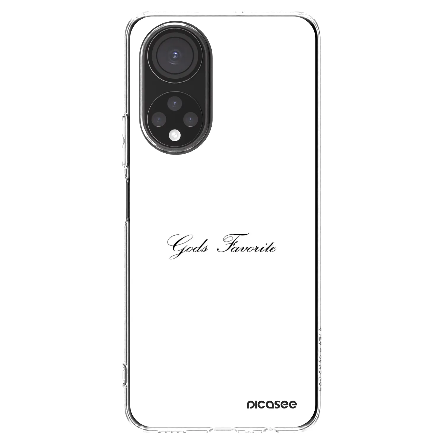 Picasee silikonska prozirna maskica za Honor X7 - Gods Favorite
