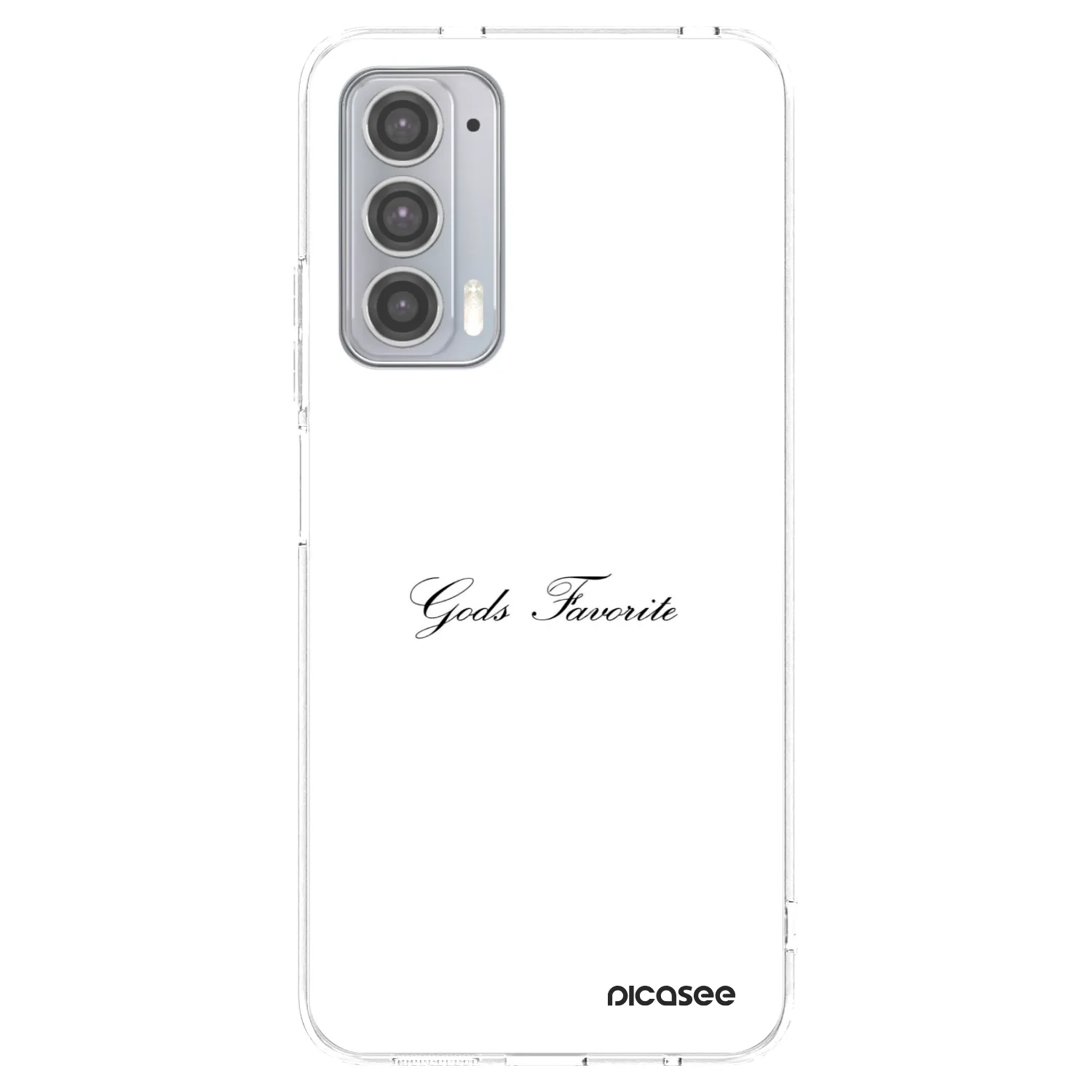 Picasee silikonska prozirna maskica za Motorola Edge 20 - Gods Favorite