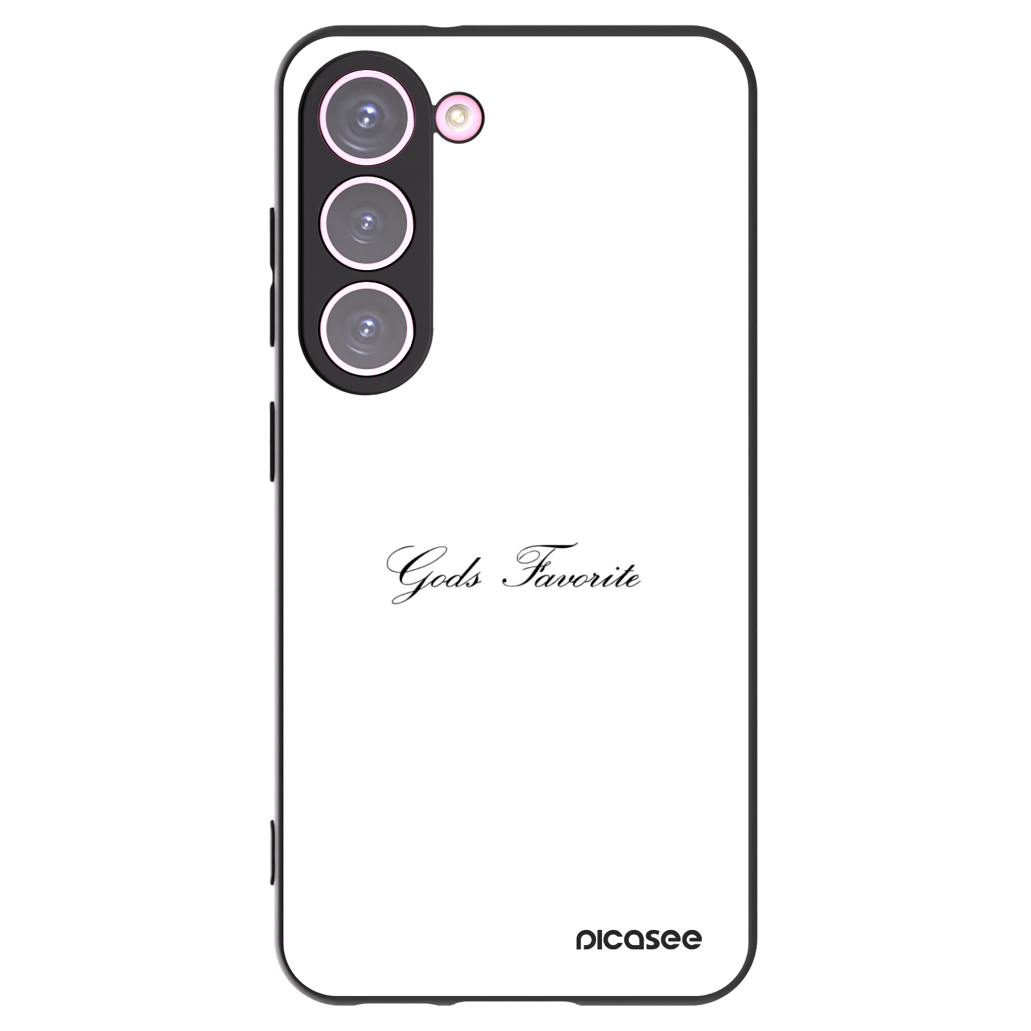 Picasee crna silikonska maskica za Samsung Galaxy S23 5G - Gods Favorite