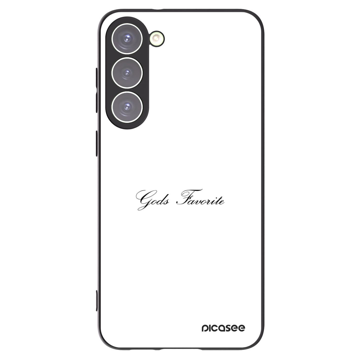 Picasee crna silikonska maskica za Samsung Galaxy S23+ 5G - Gods Favorite