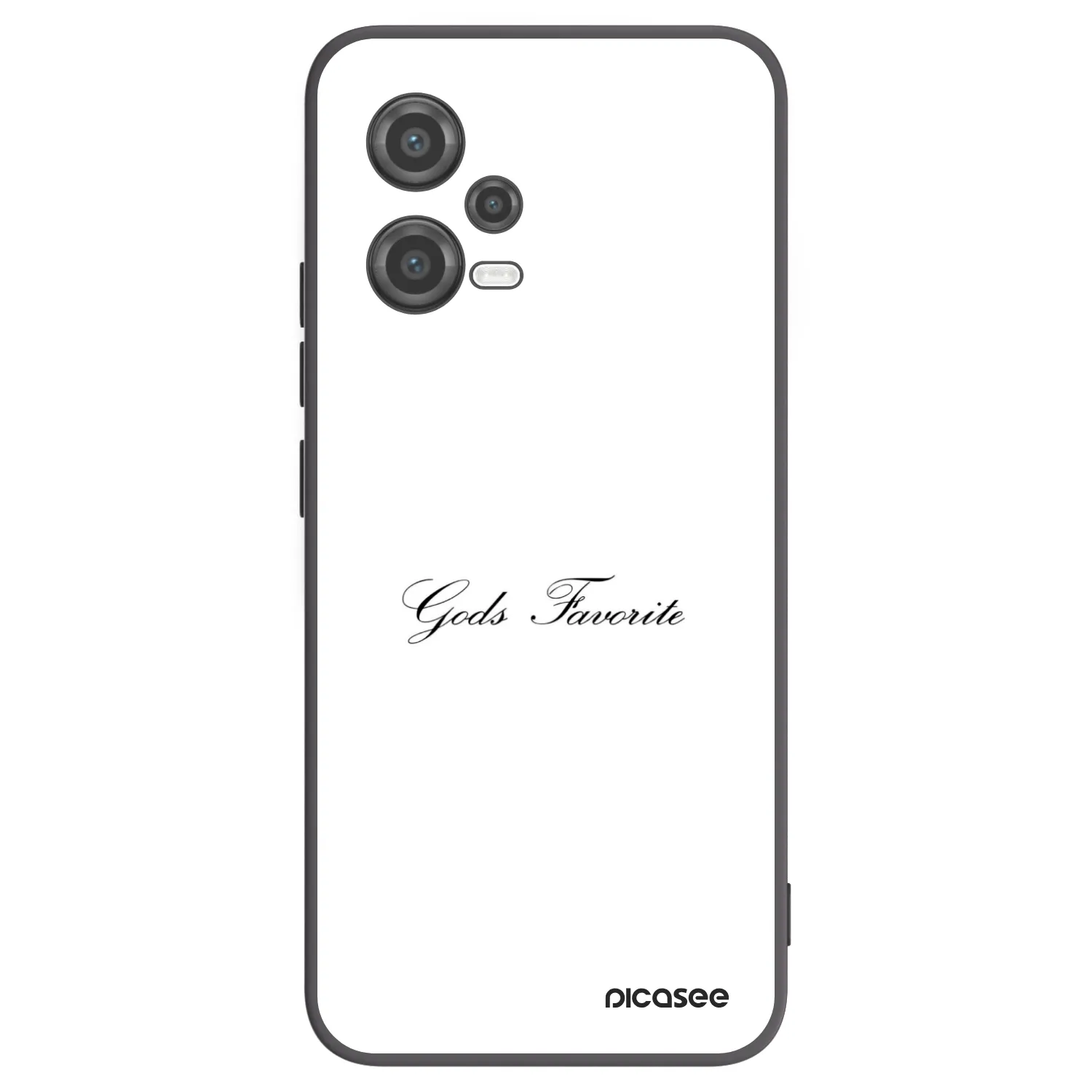 Picasee crna silikonska maskica za Xiaomi Poco X5 - Gods Favorite