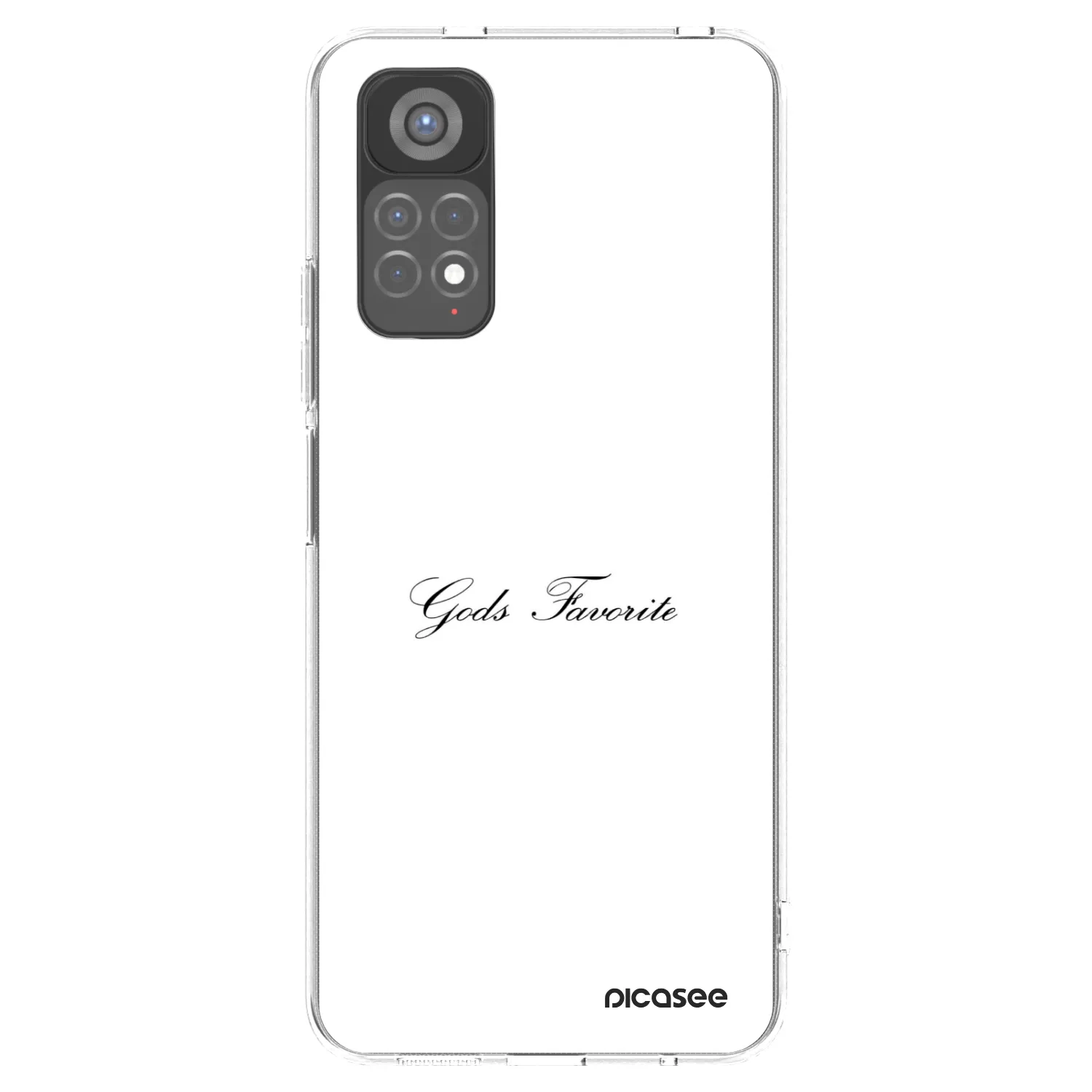 Picasee silikonska prozirna maskica za Xiaomi Redmi Note 11S 5G - Gods Favorite