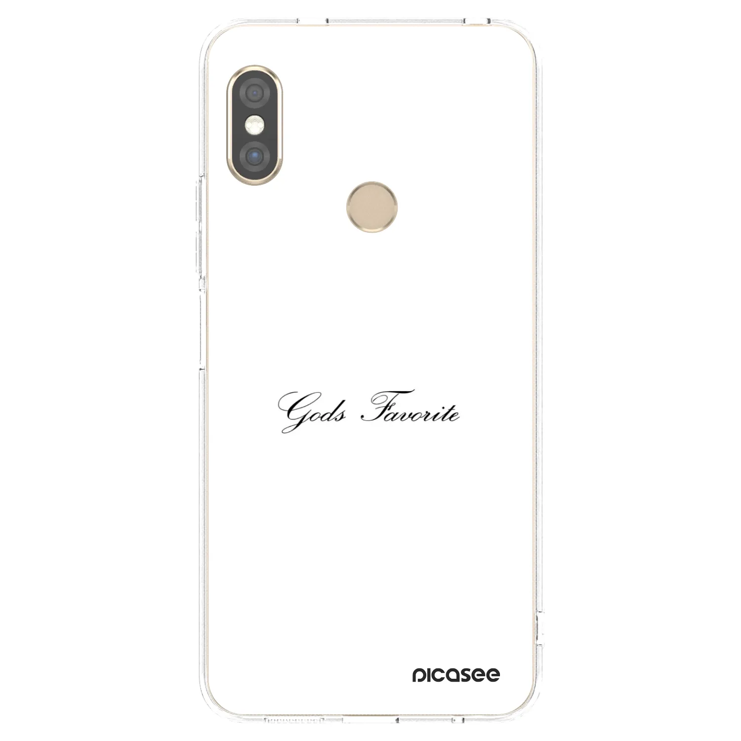 Picasee silikonska prozirna maskica za Xiaomi Redmi Note 5 Global - Gods Favorite