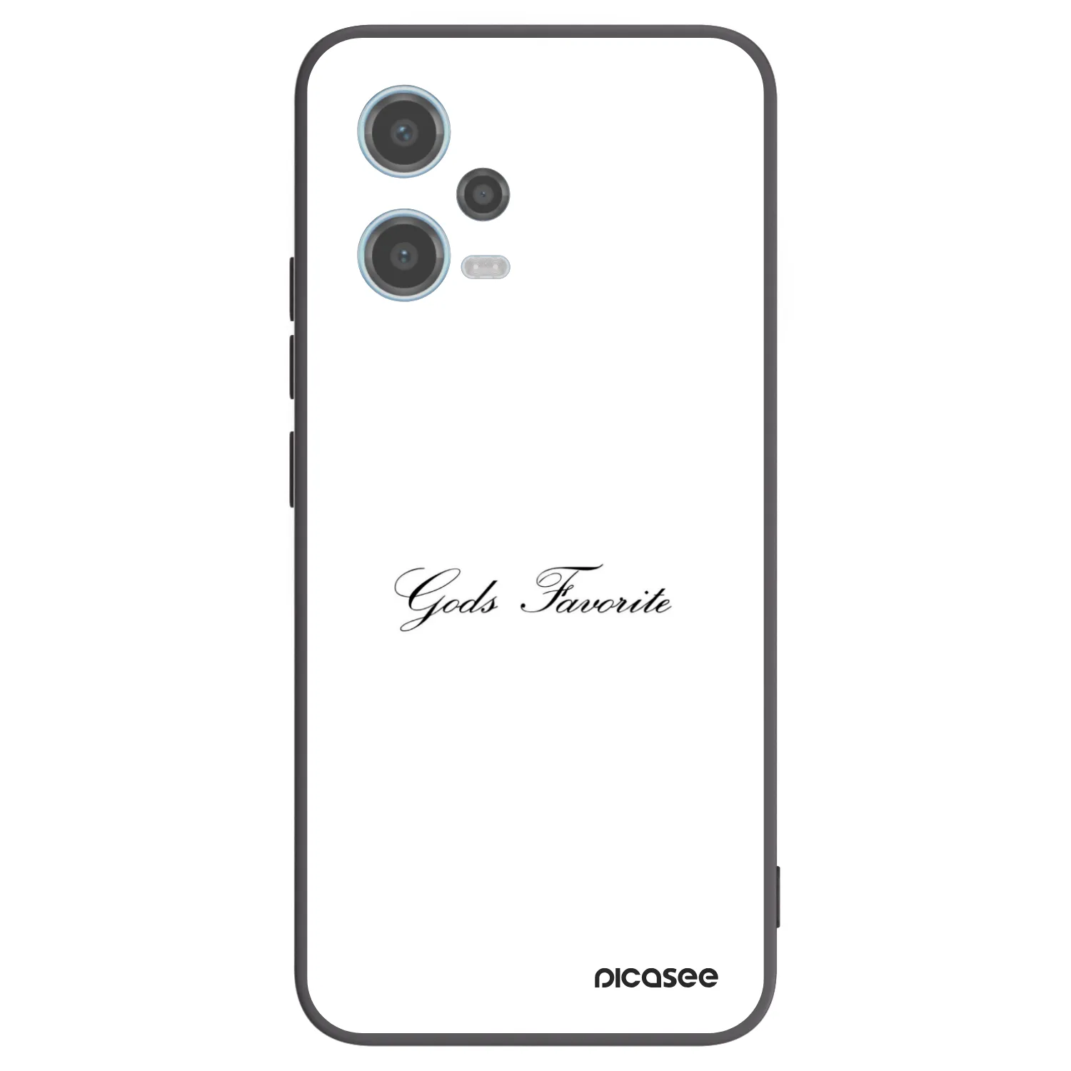 Picasee crna silikonska maskica za Xiaomi Redmi Note 12 5G - Gods Favorite