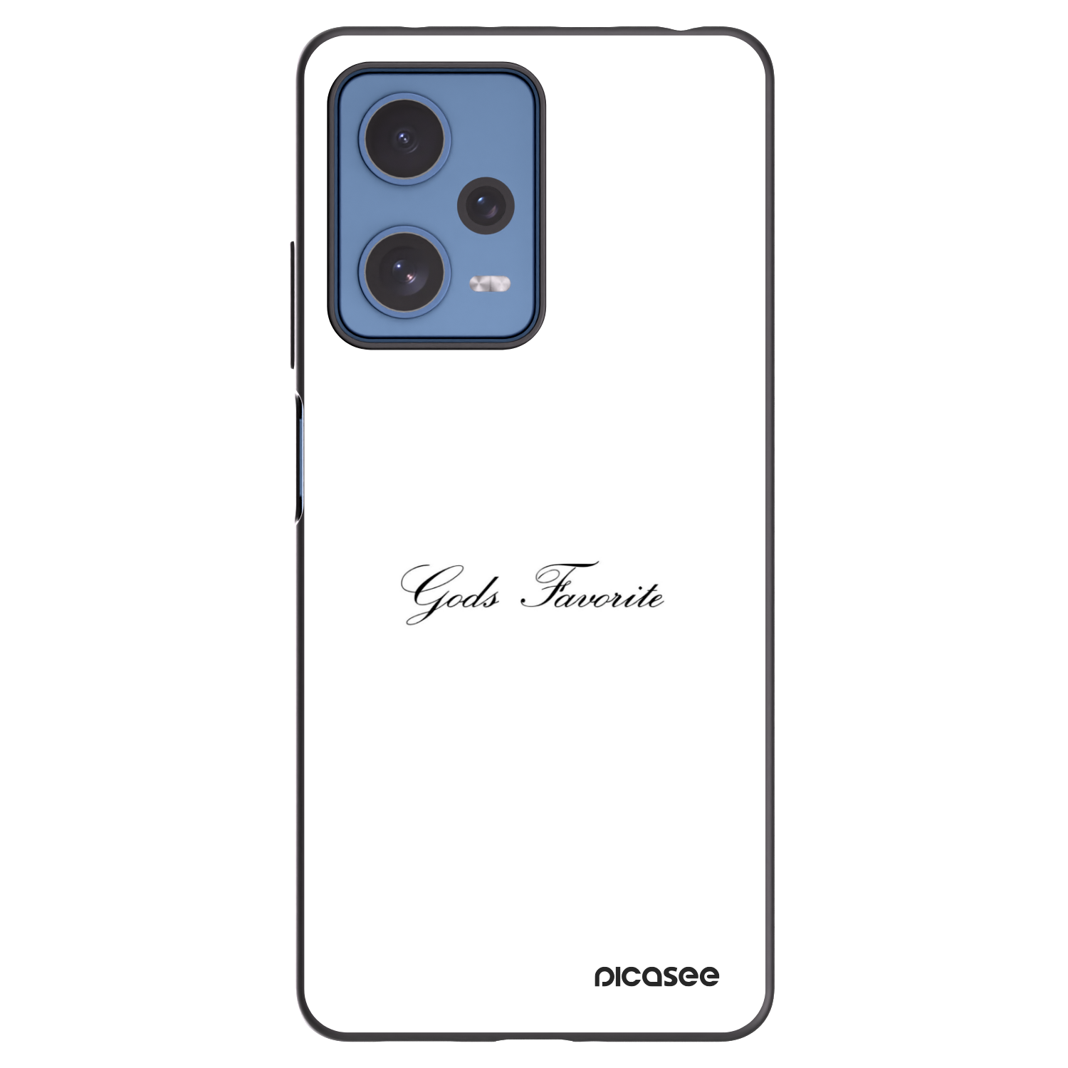 Picasee crna silikonska maskica za Xiaomi Redmi Note 12 Pro 5G - Gods Favorite